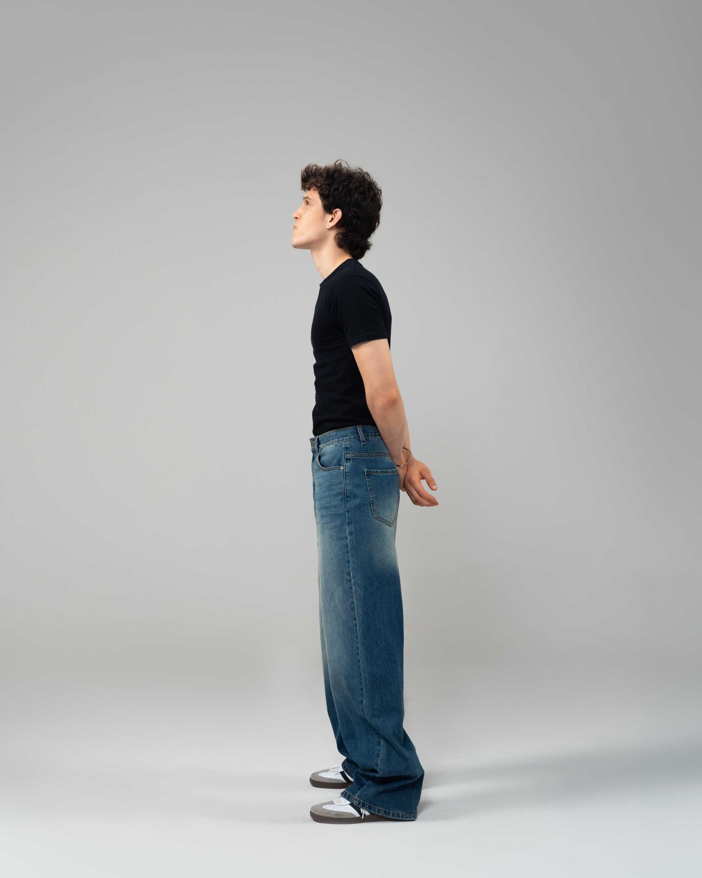Medium Blue Wide Leg