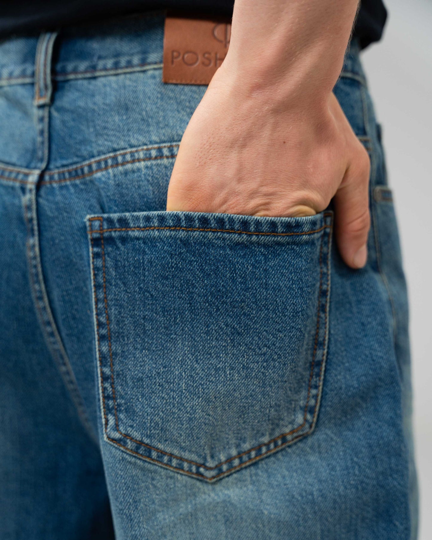 Medium Blue Wide Leg