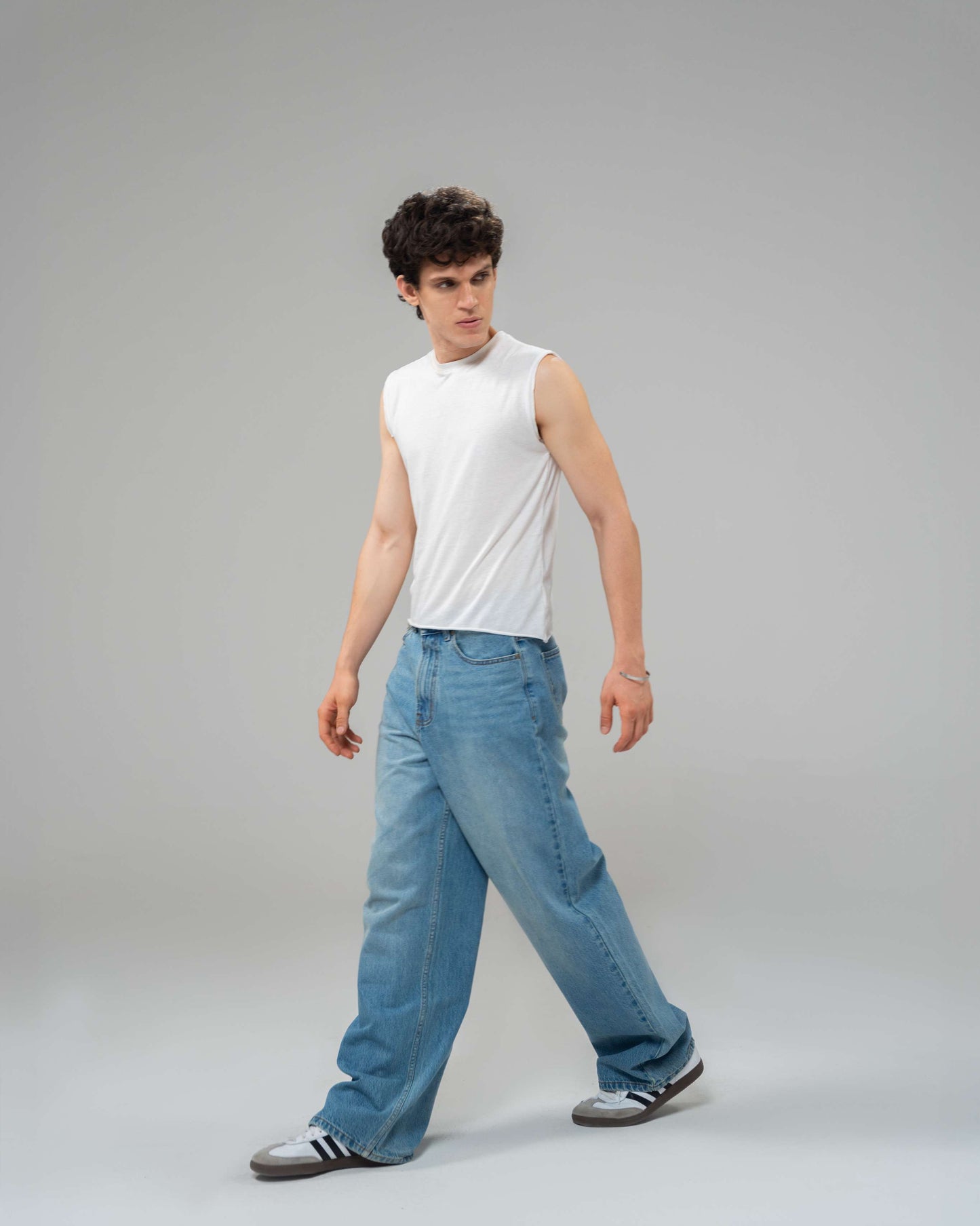 Light Blue Wide Leg