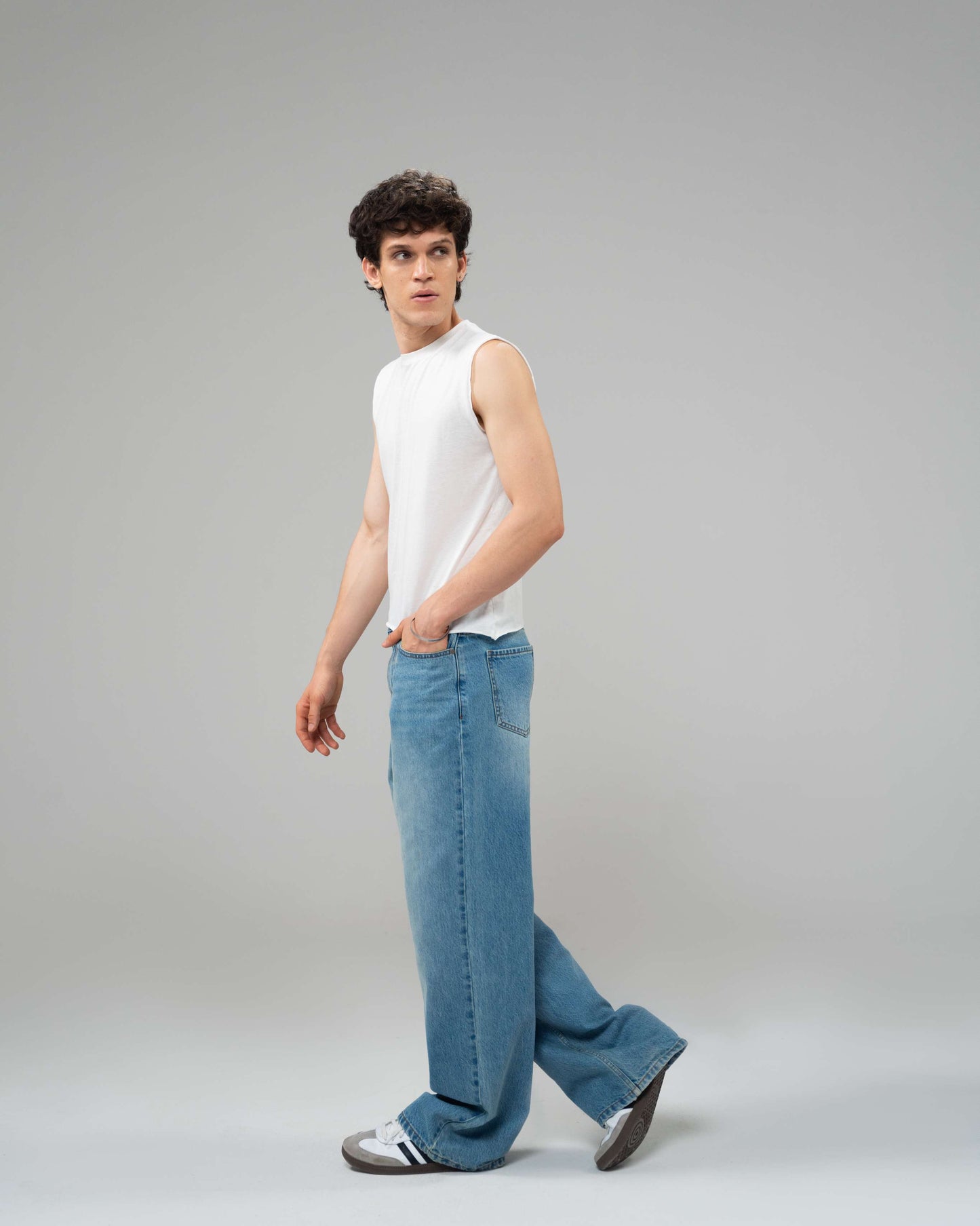 Light Blue Wide Leg