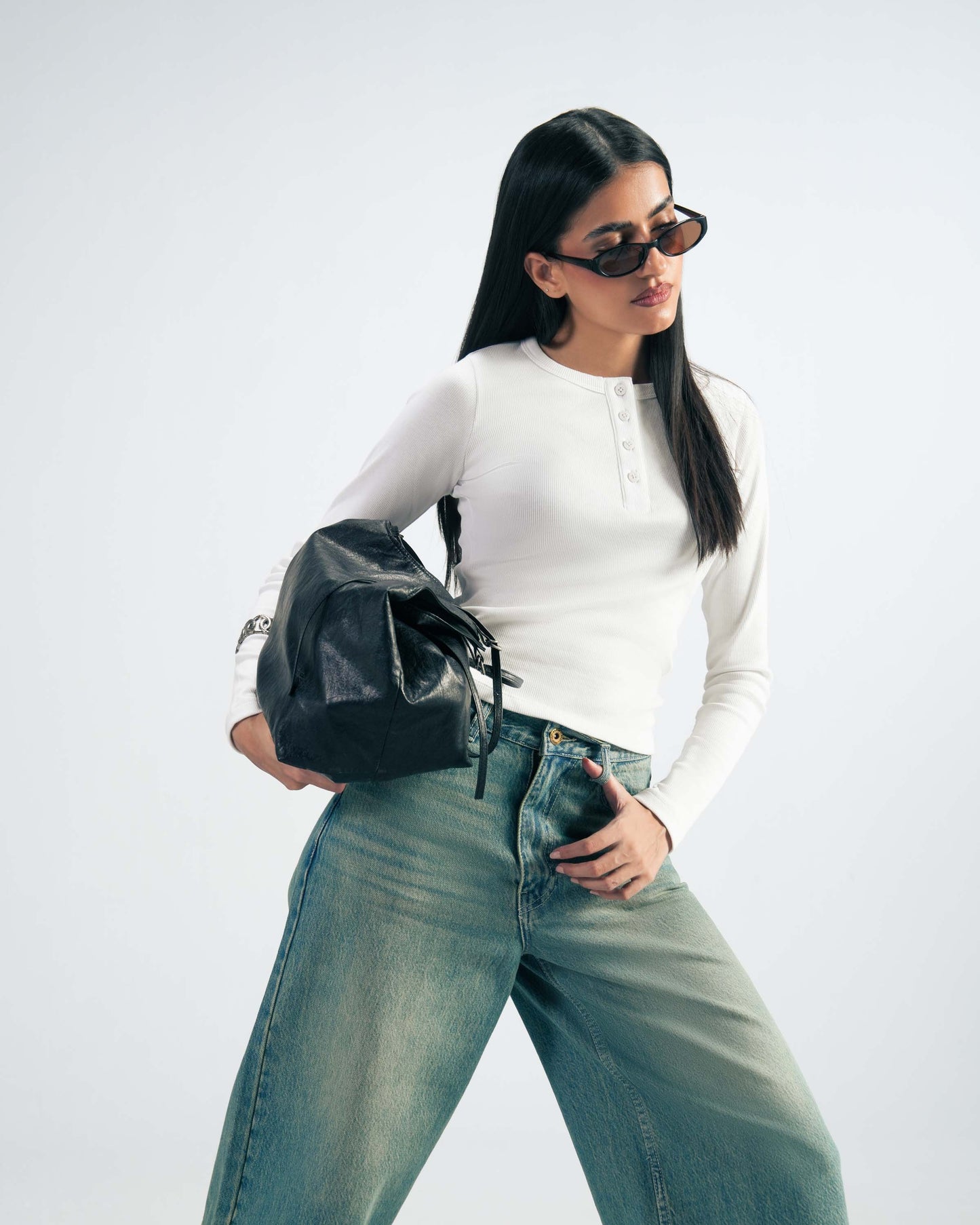 Vintage Blue Jorts - The Imperfect Edit