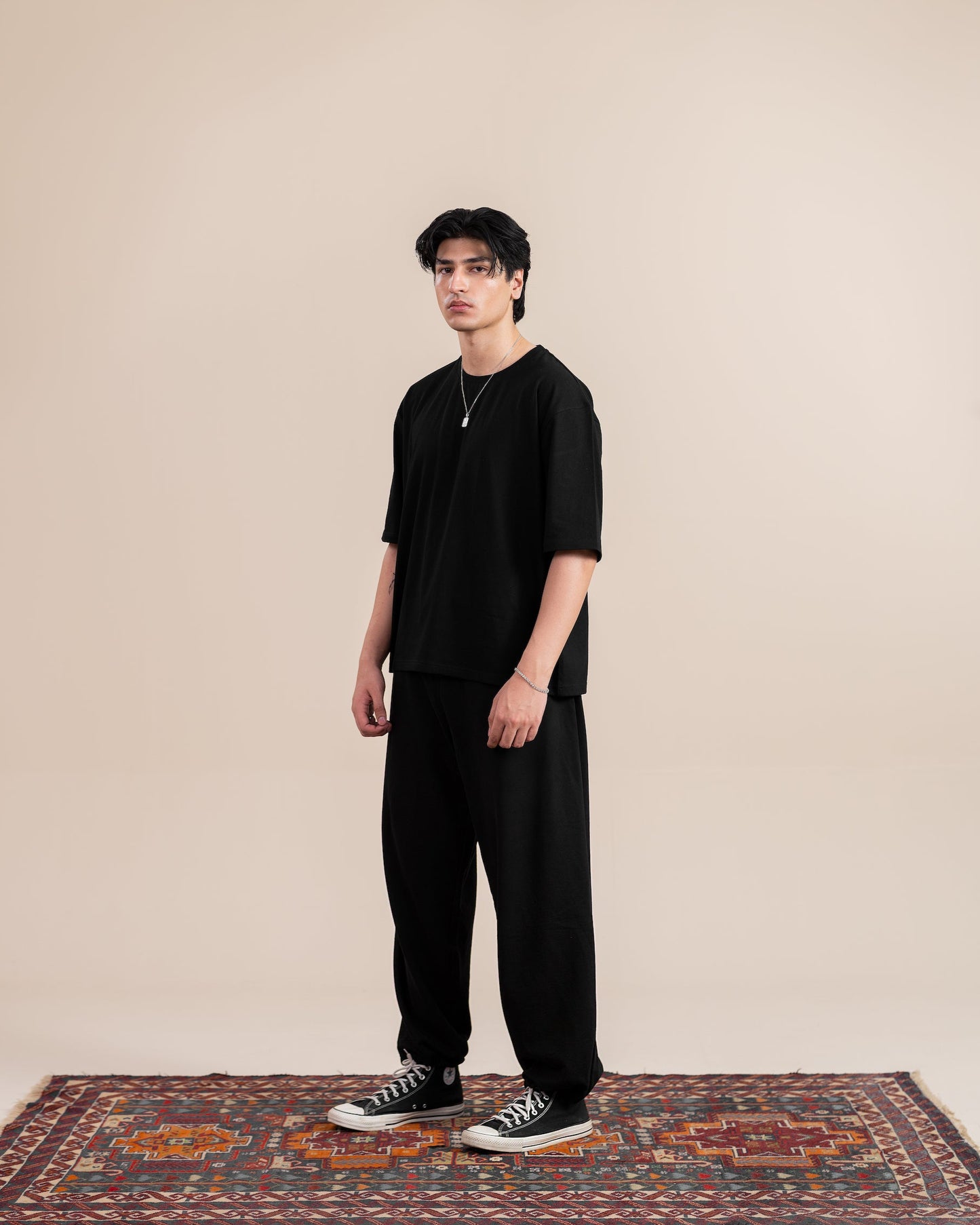 Black Wide Leg Sweatpants