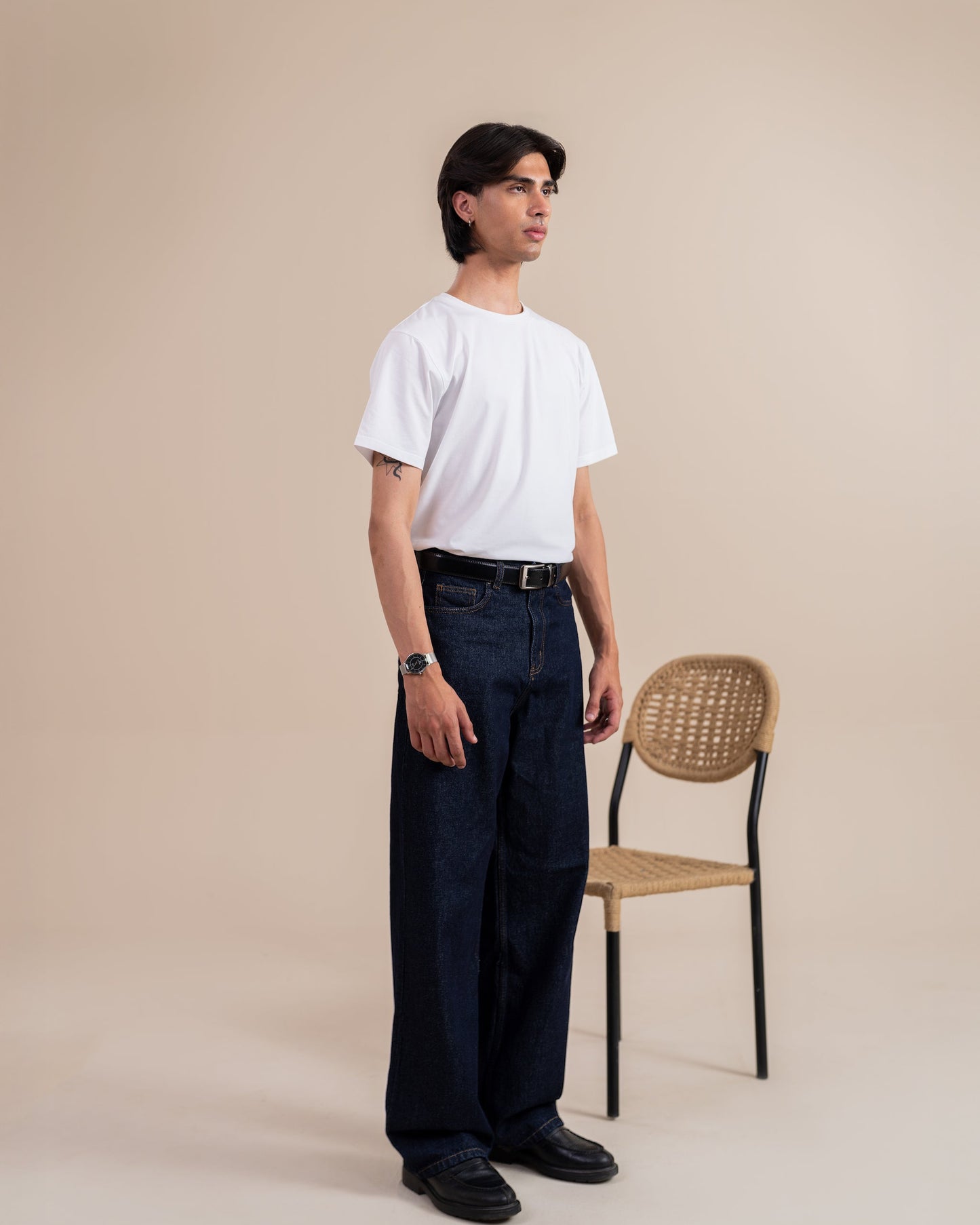 Raw Wide Leg