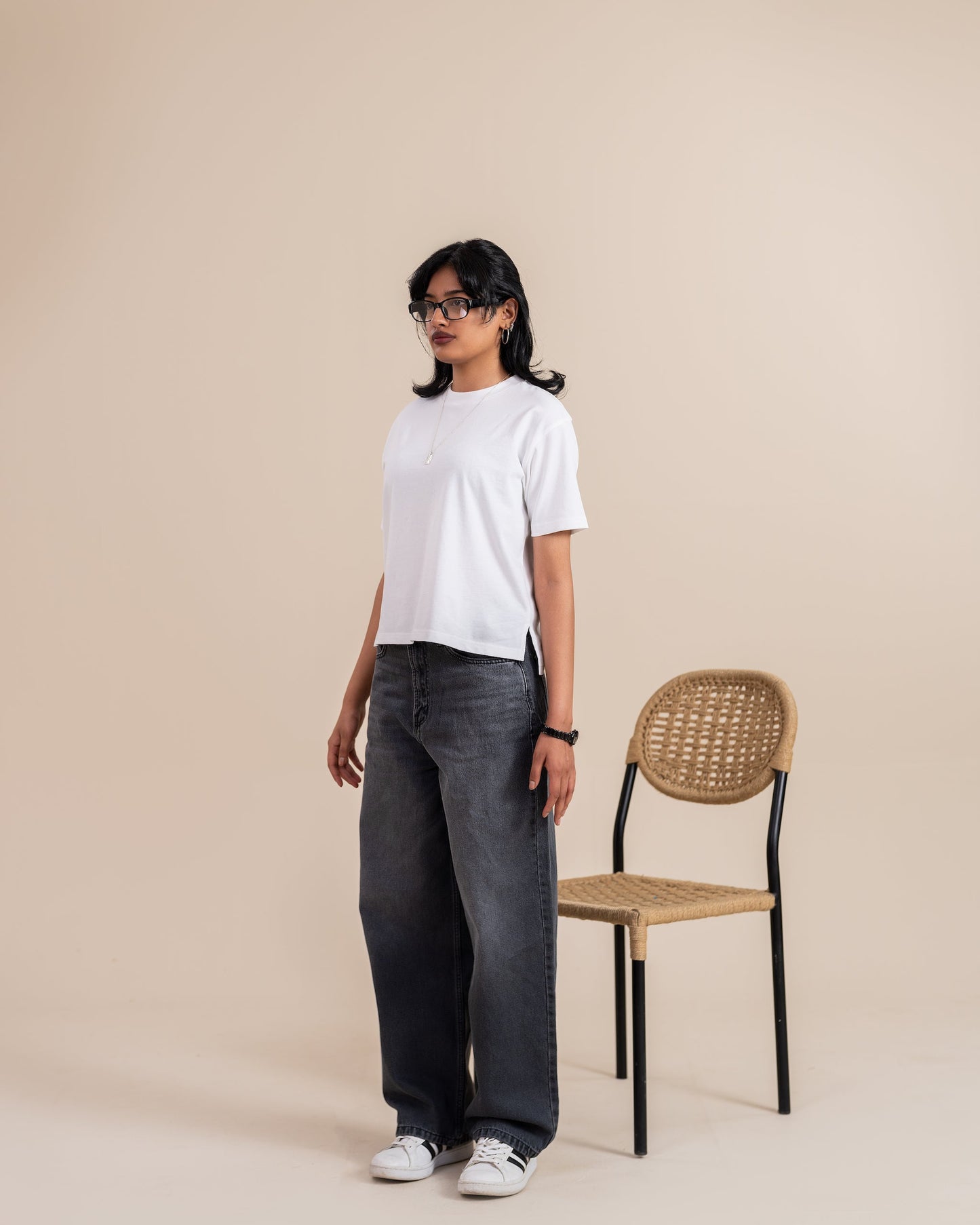 Dark Grey Wide Leg