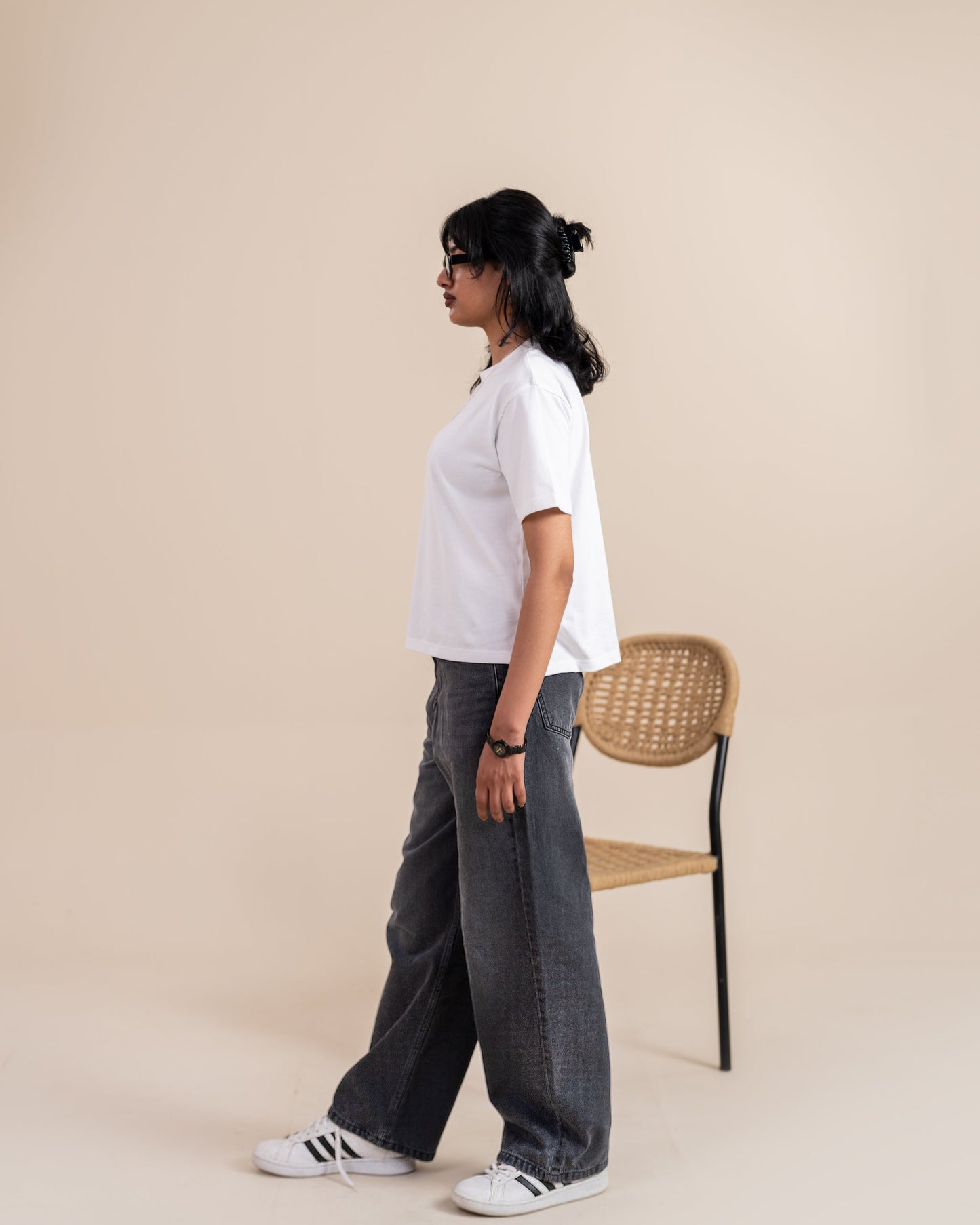Dark Grey Wide Leg