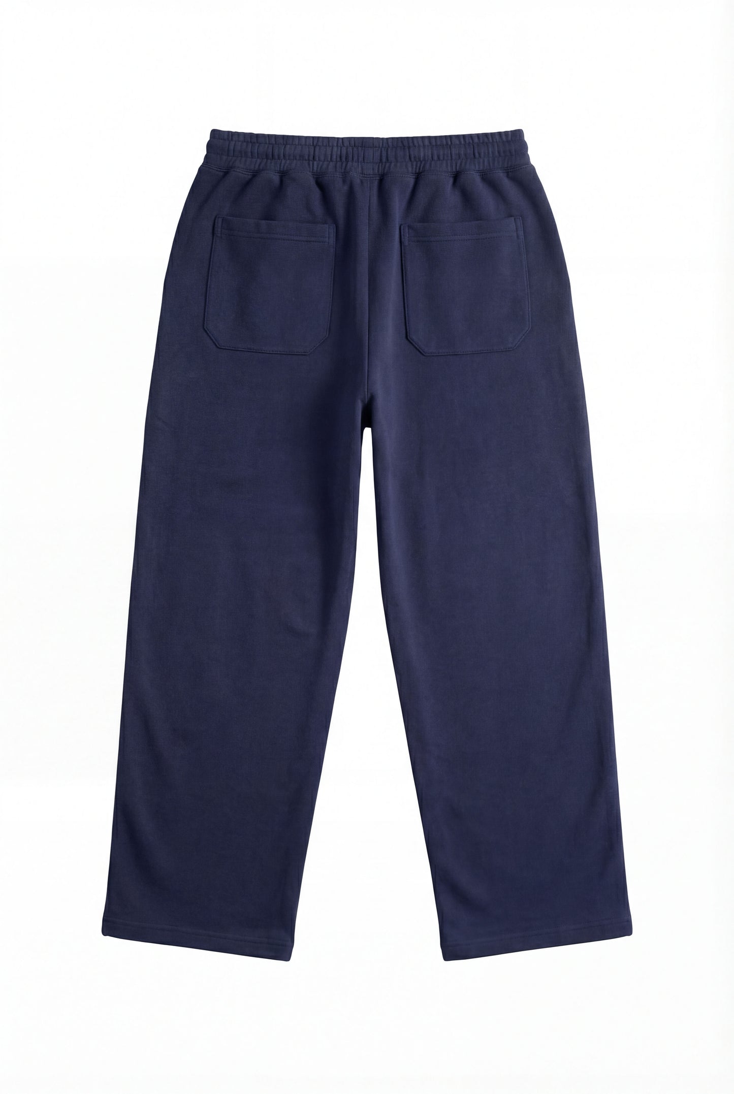 Navy Wide Leg Sweatpants