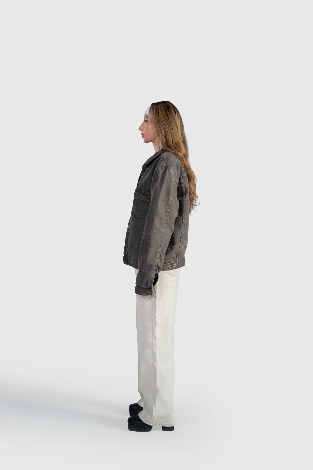 Ash Brown Denim Jacket