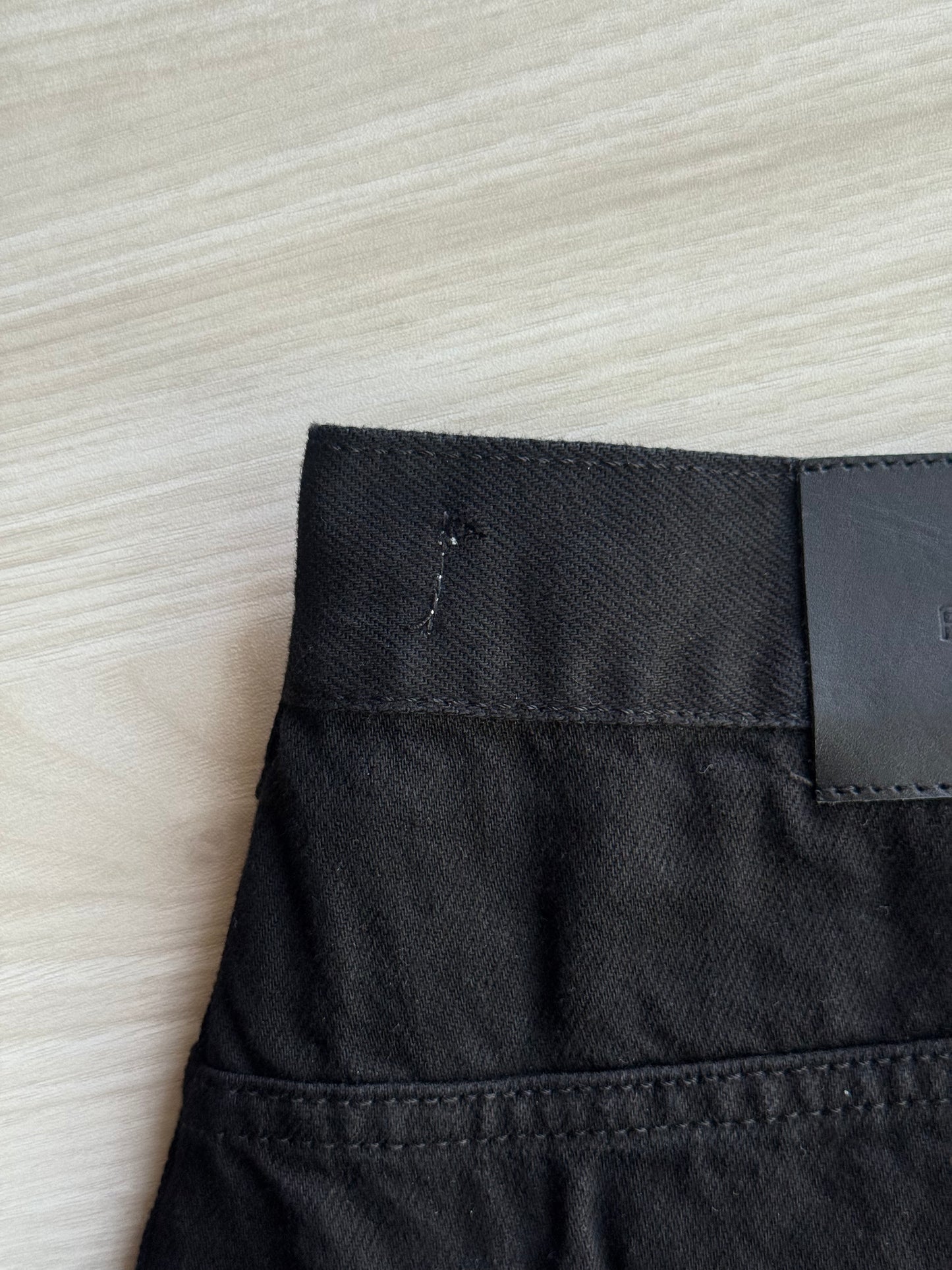 Charcoal Black Wide Leg (Low Rise) - The Imperfect Edit