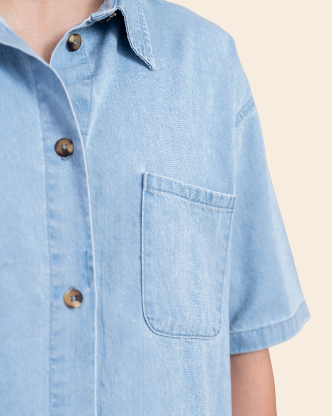 Light Blue Button-Up