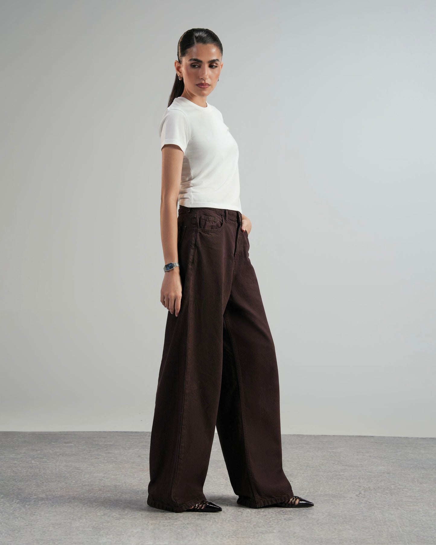 Brown Wide Leg Women