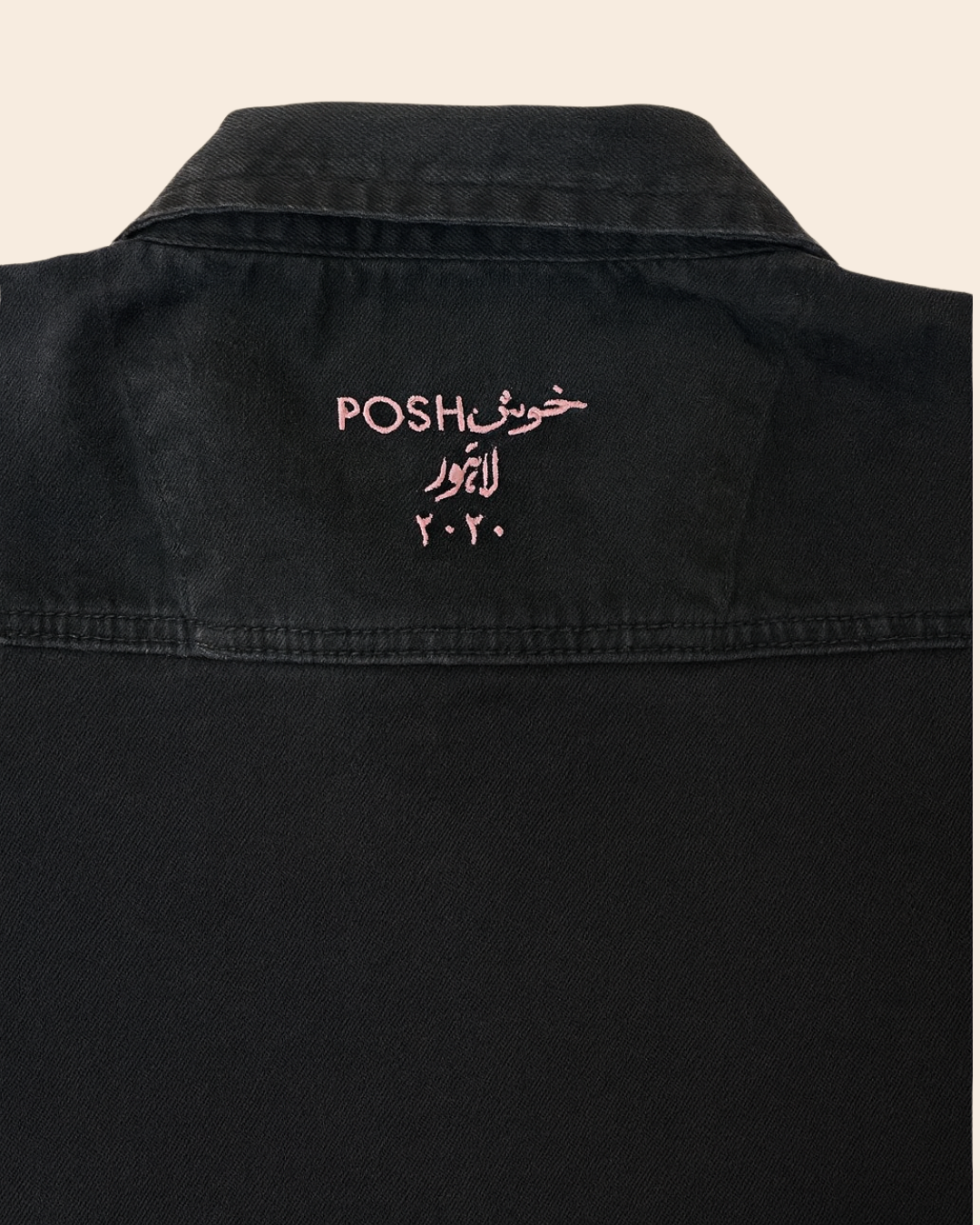 Charcoal Black Button-Up