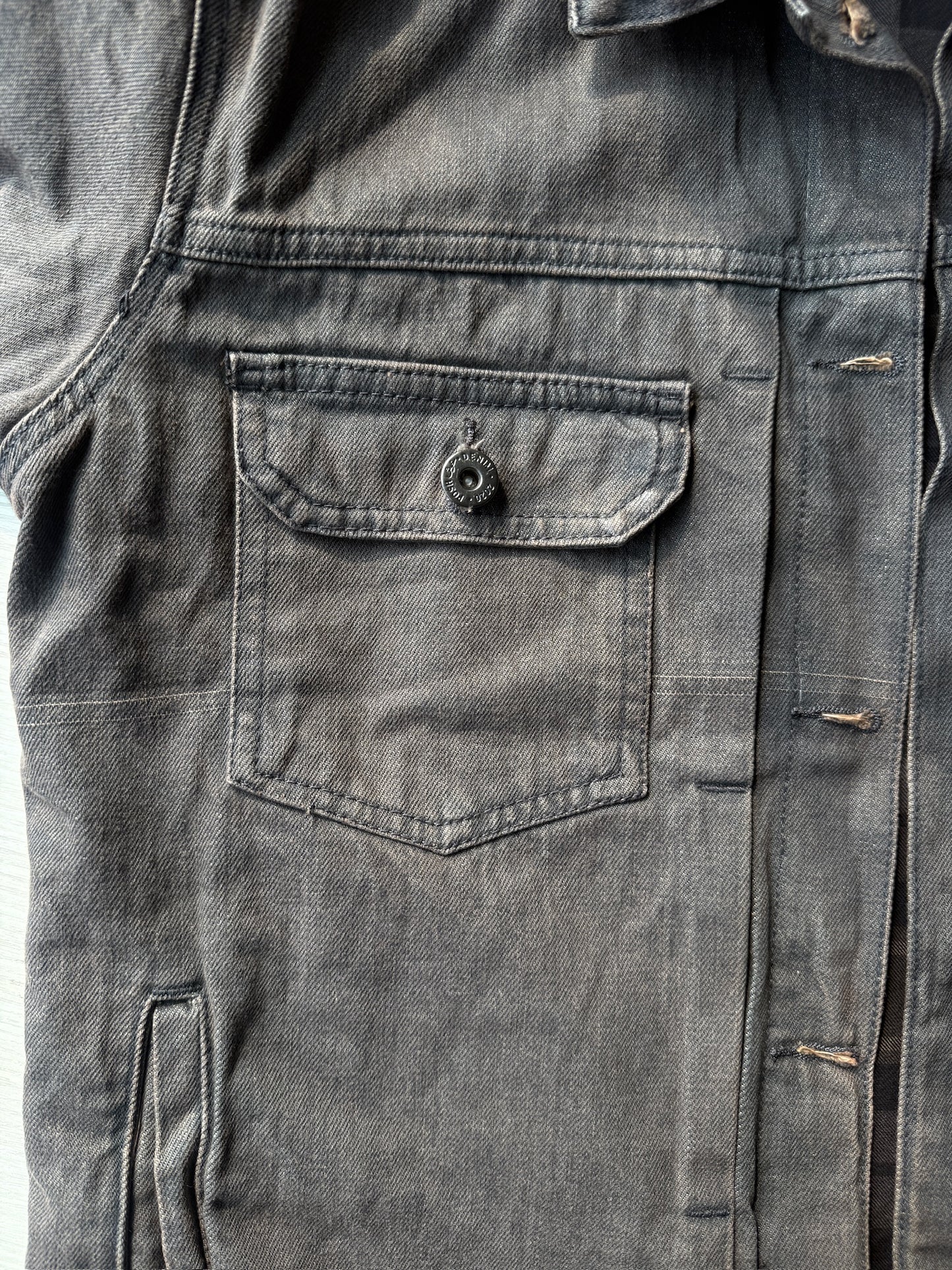 Navy Denim Jacket - The Imperfect Edit