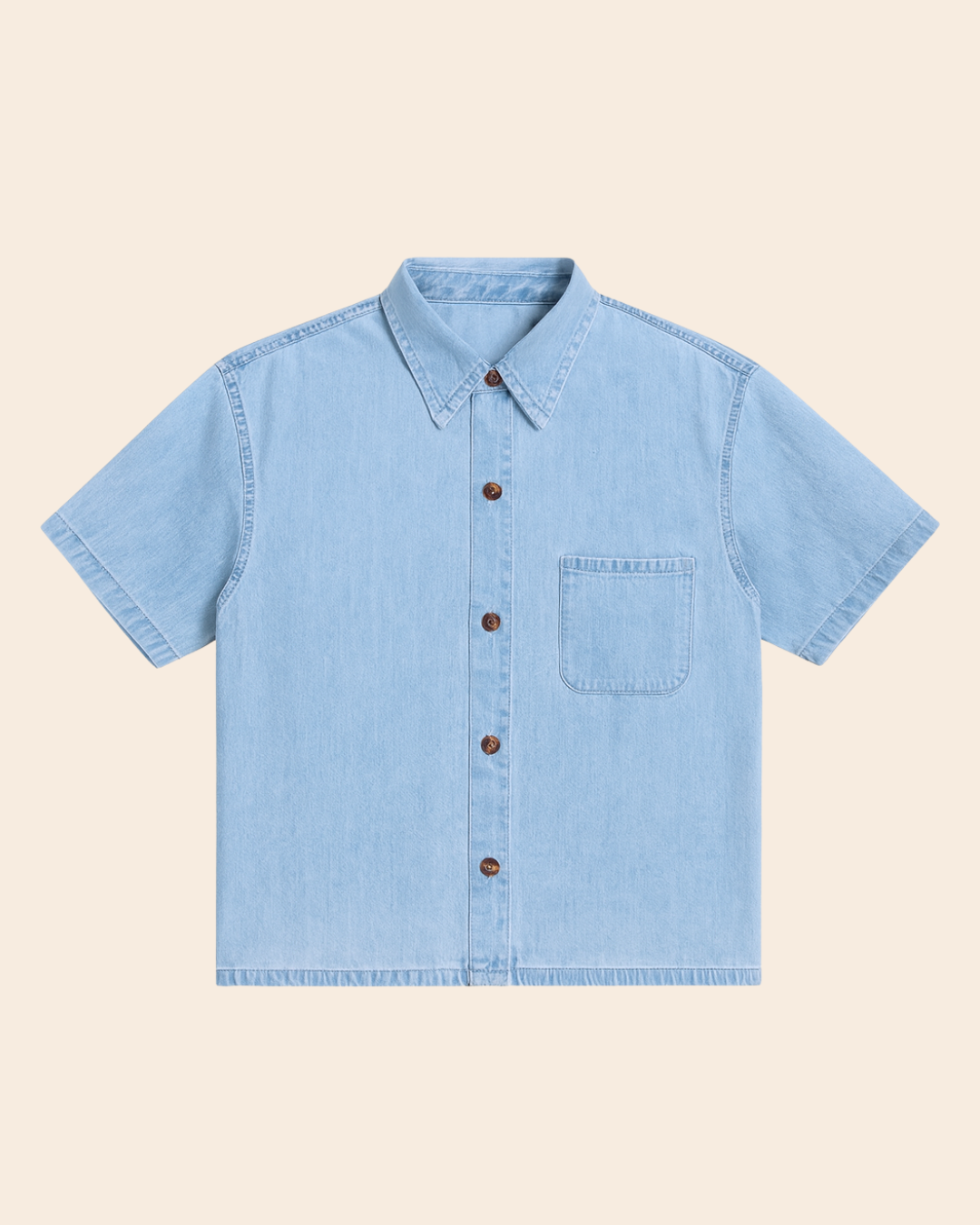 Light Blue Button-Up
