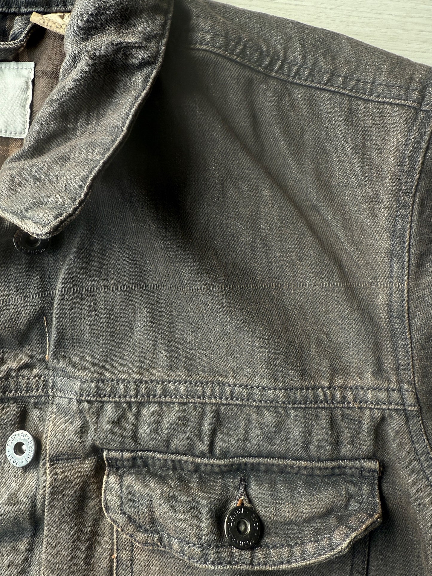 Navy Denim Jacket - The Imperfect Edit