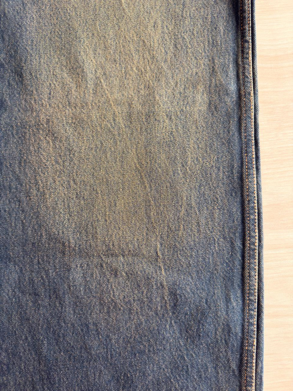 Dirty Dark Blue Wide Leg (Low Rise) - The Imperfect Edit