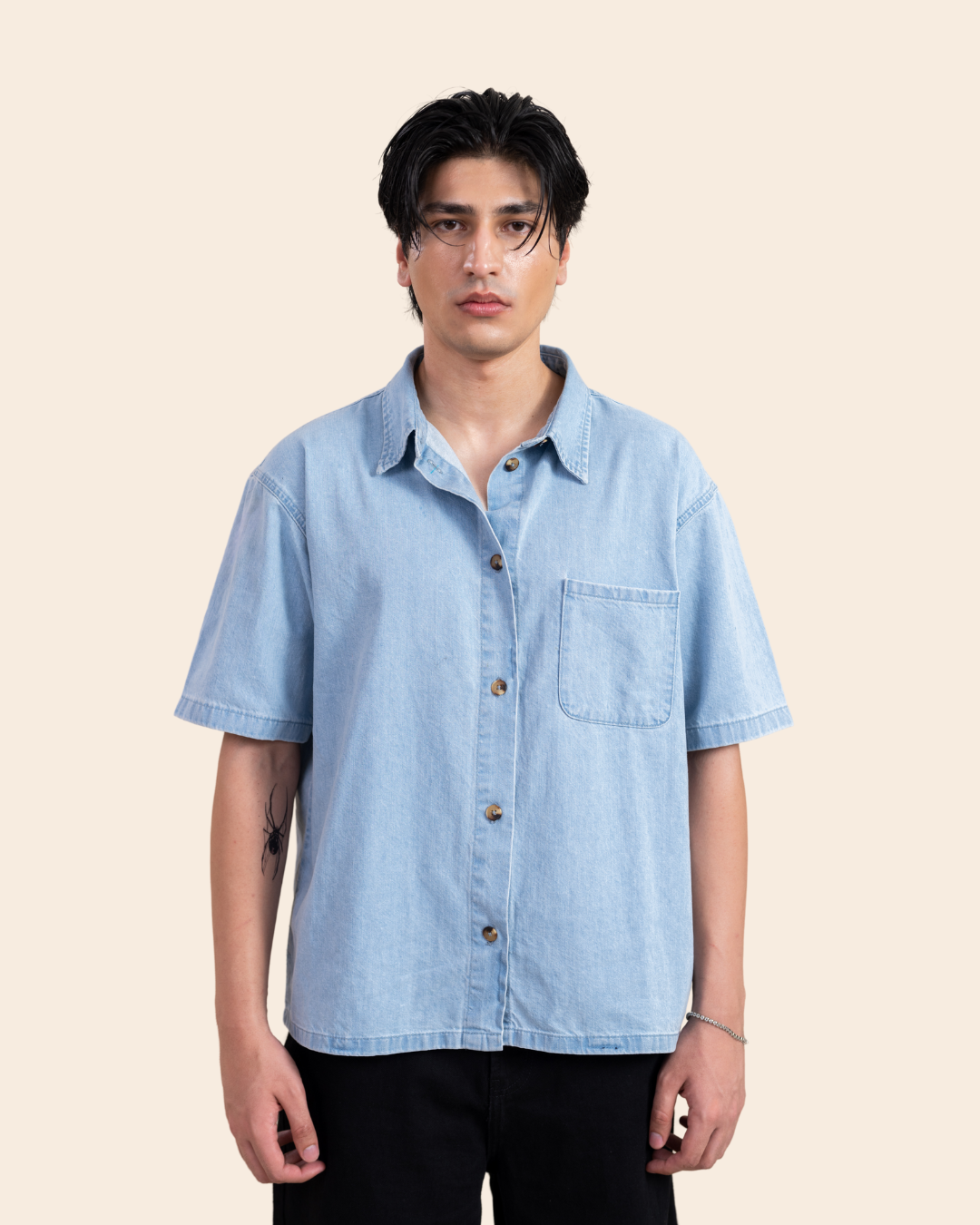 Light Blue Button-Up