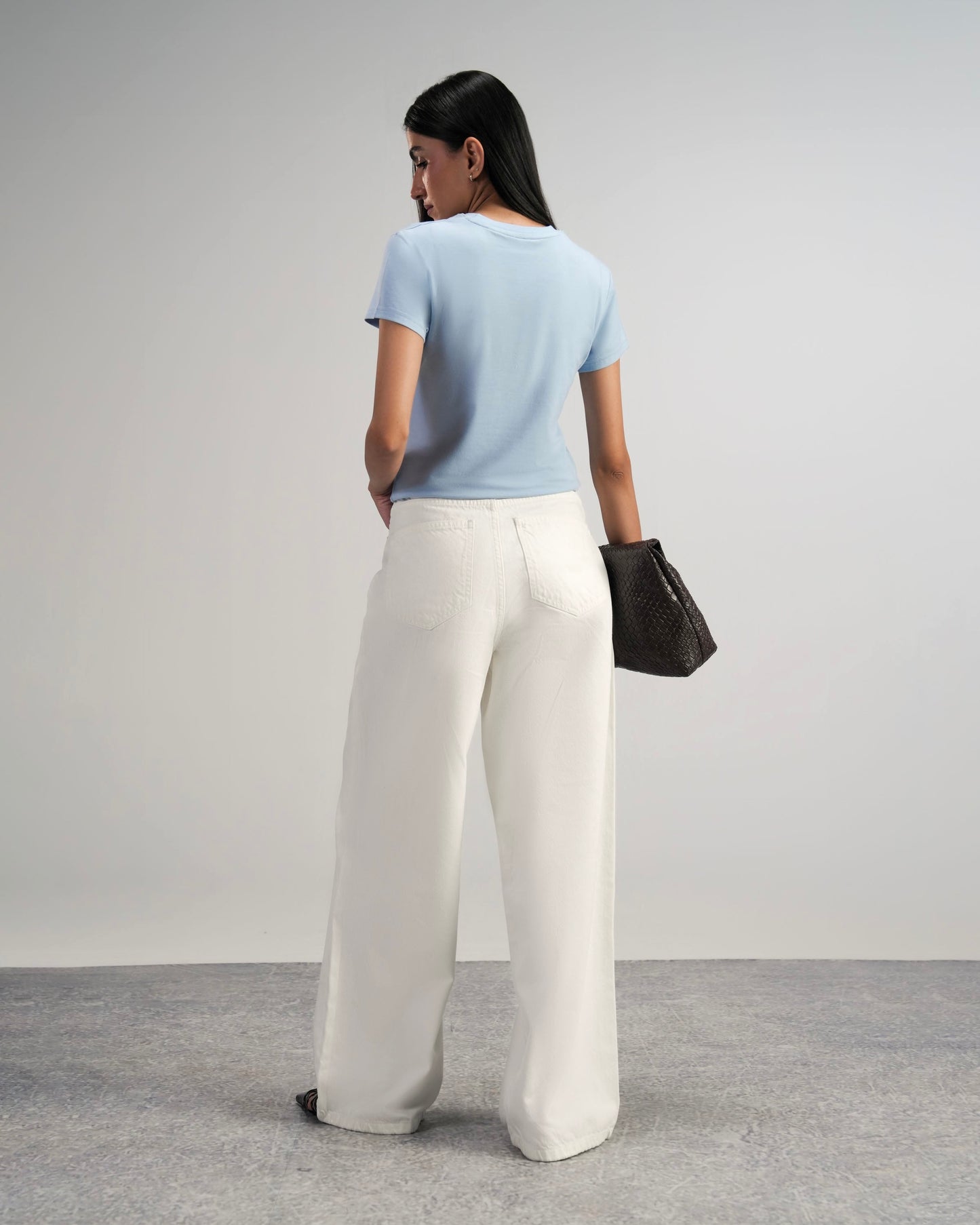 White Wide Leg Women
