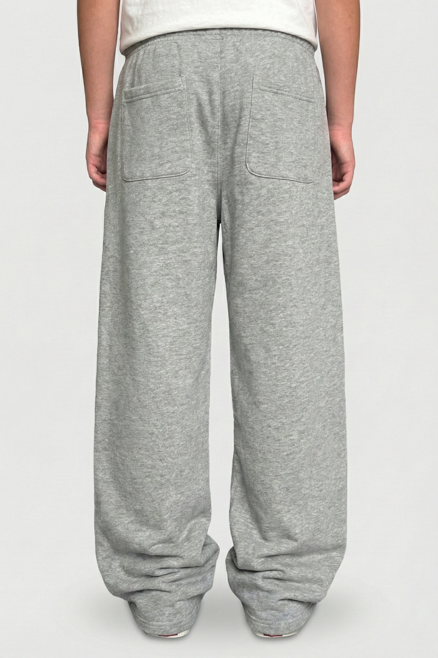 Heather Grey Wide Leg Sweatpants
