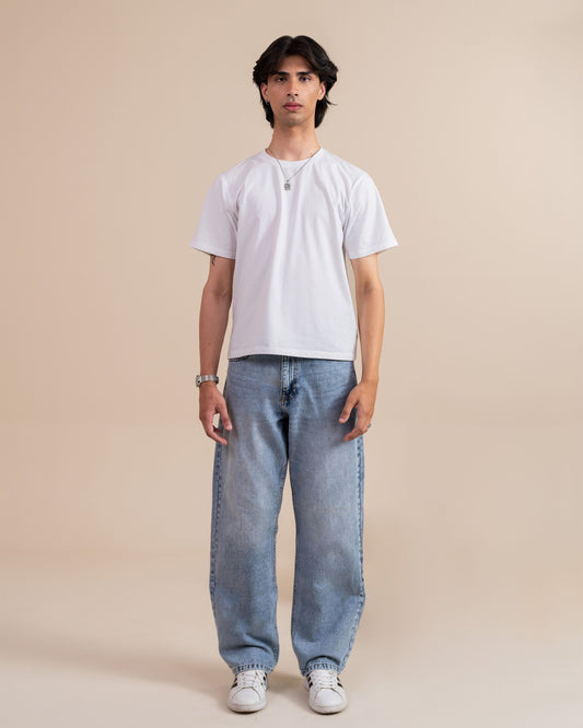 Light Blue Straight Leg