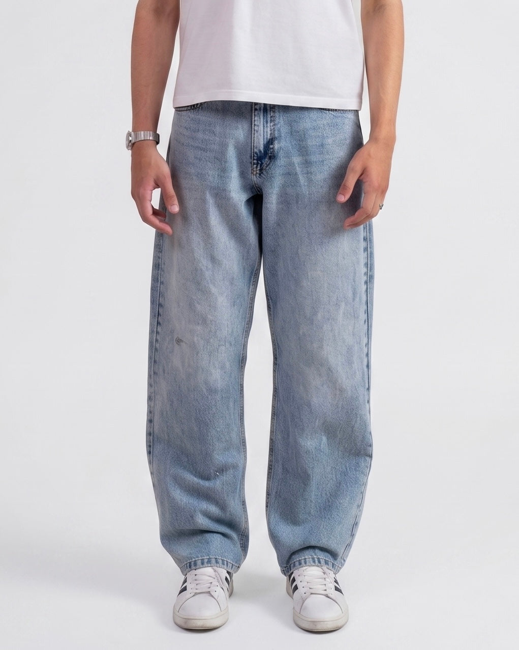 Light Blue Straight Leg