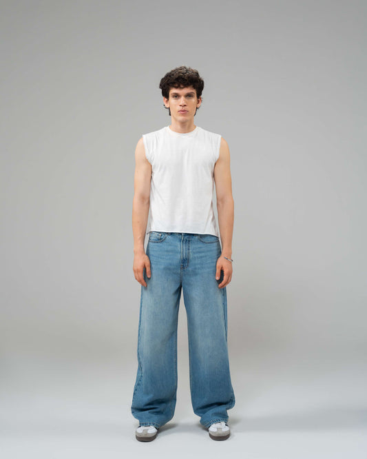 Light Blue Wide Leg