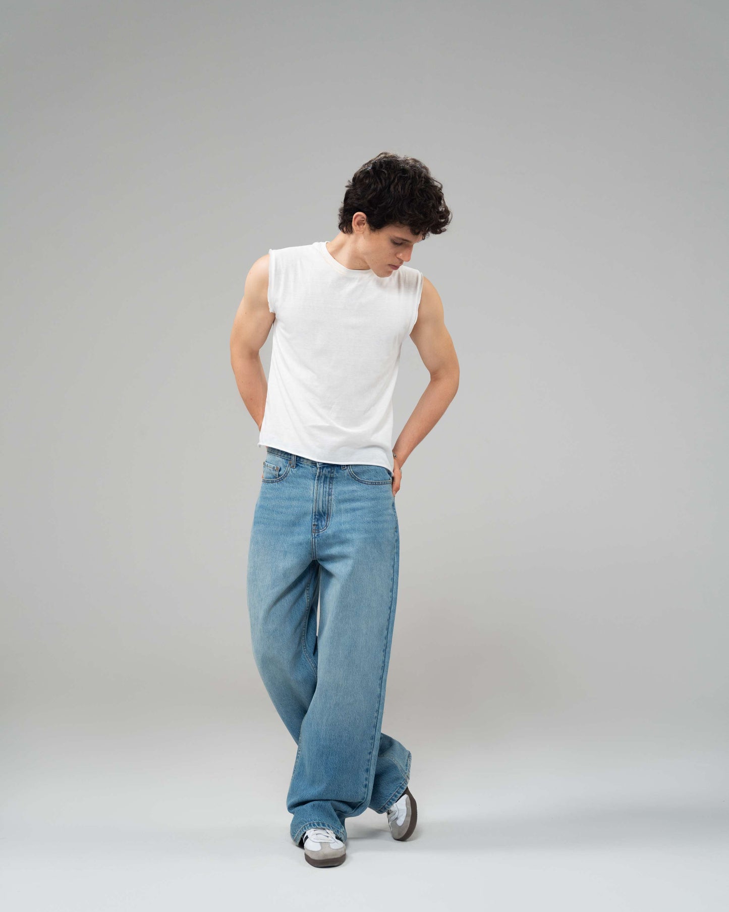 Light Blue Wide Leg