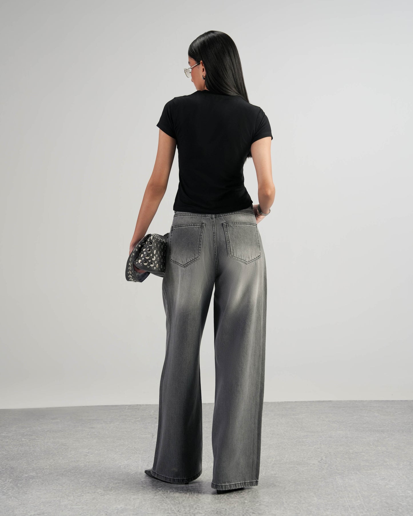 Grey Wide Leg Women - The Imperfect Edit