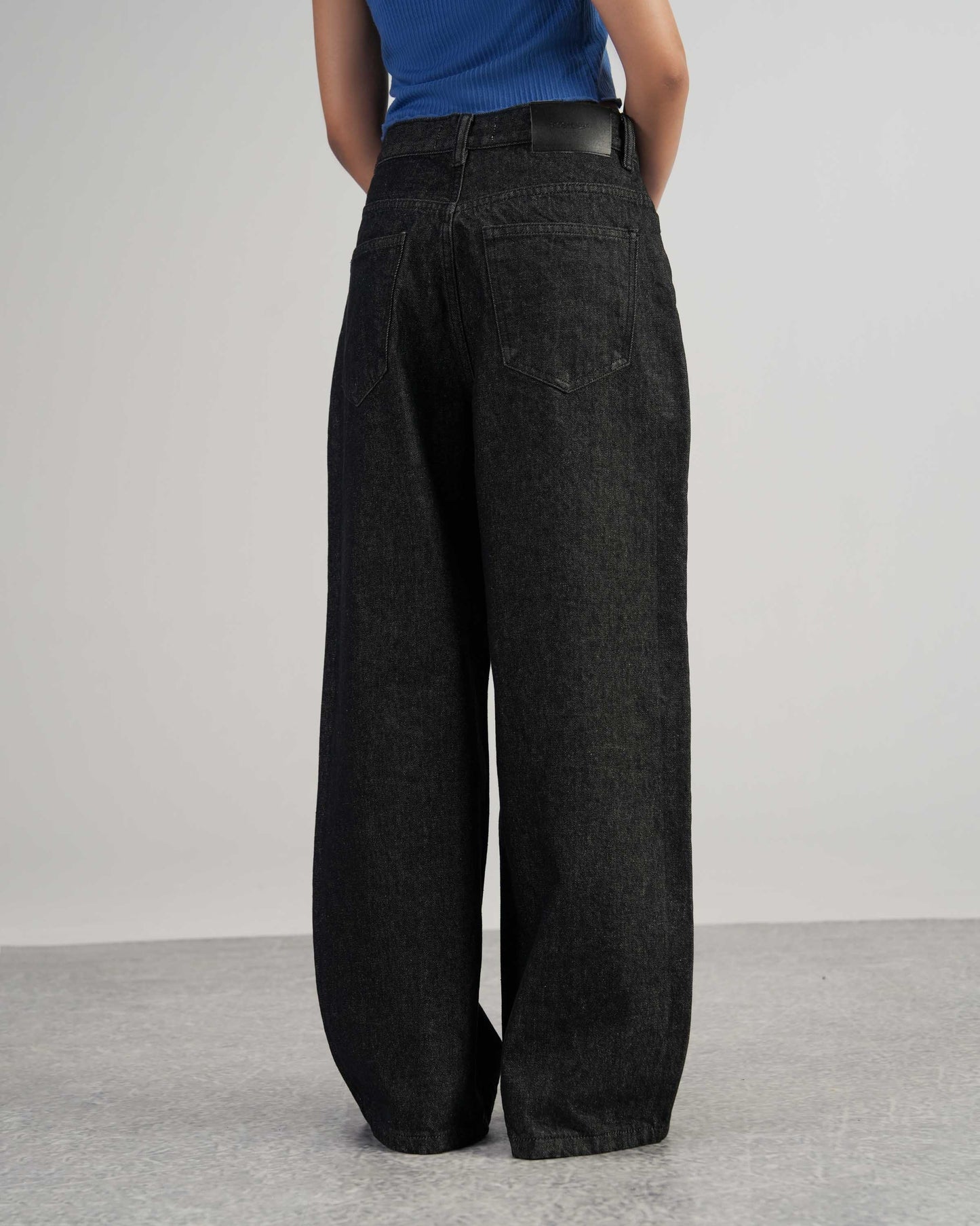 Raw Black Wide Leg V2