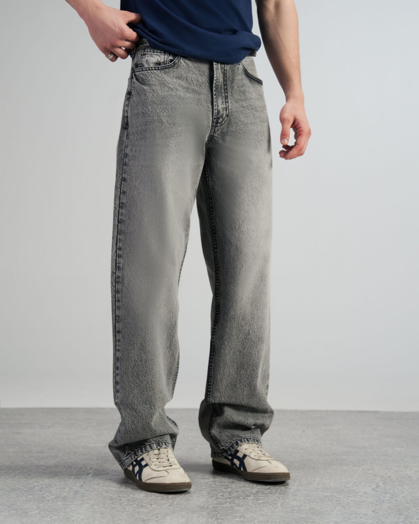 Mist Grey Straight Leg - The Imperfect Edit