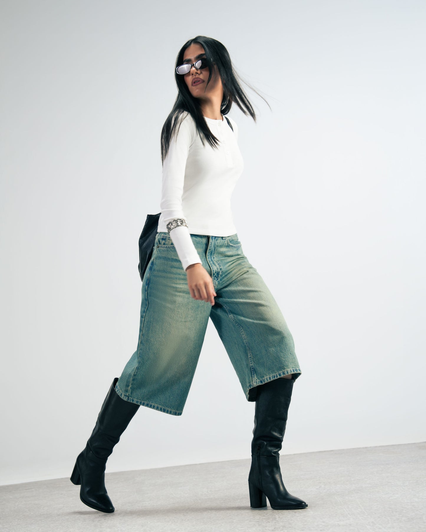 Vintage Blue Jorts - The Imperfect Edit