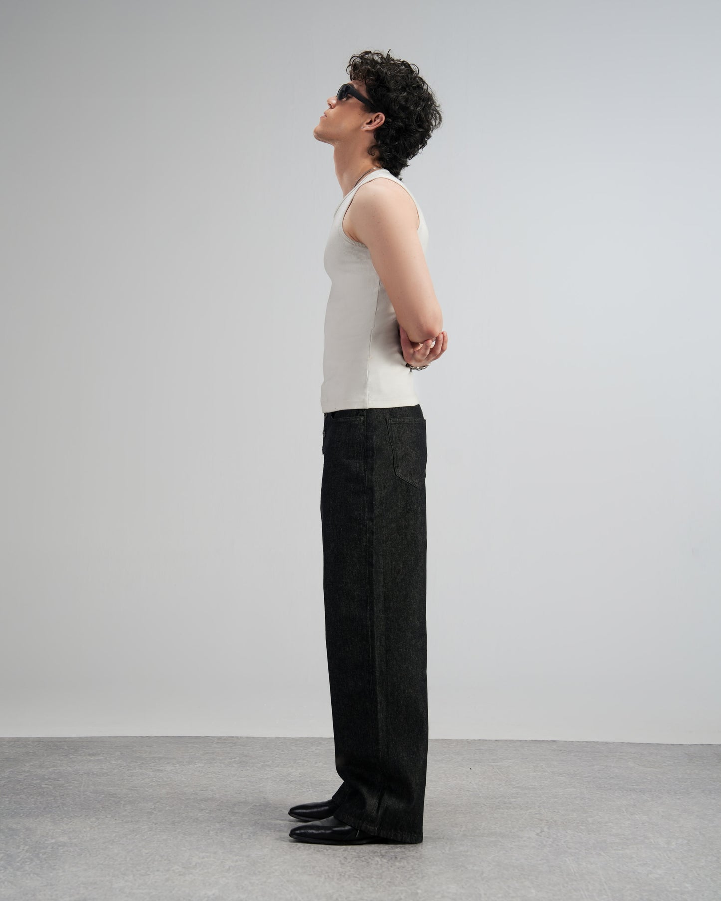 Raw Black Wide Leg V2