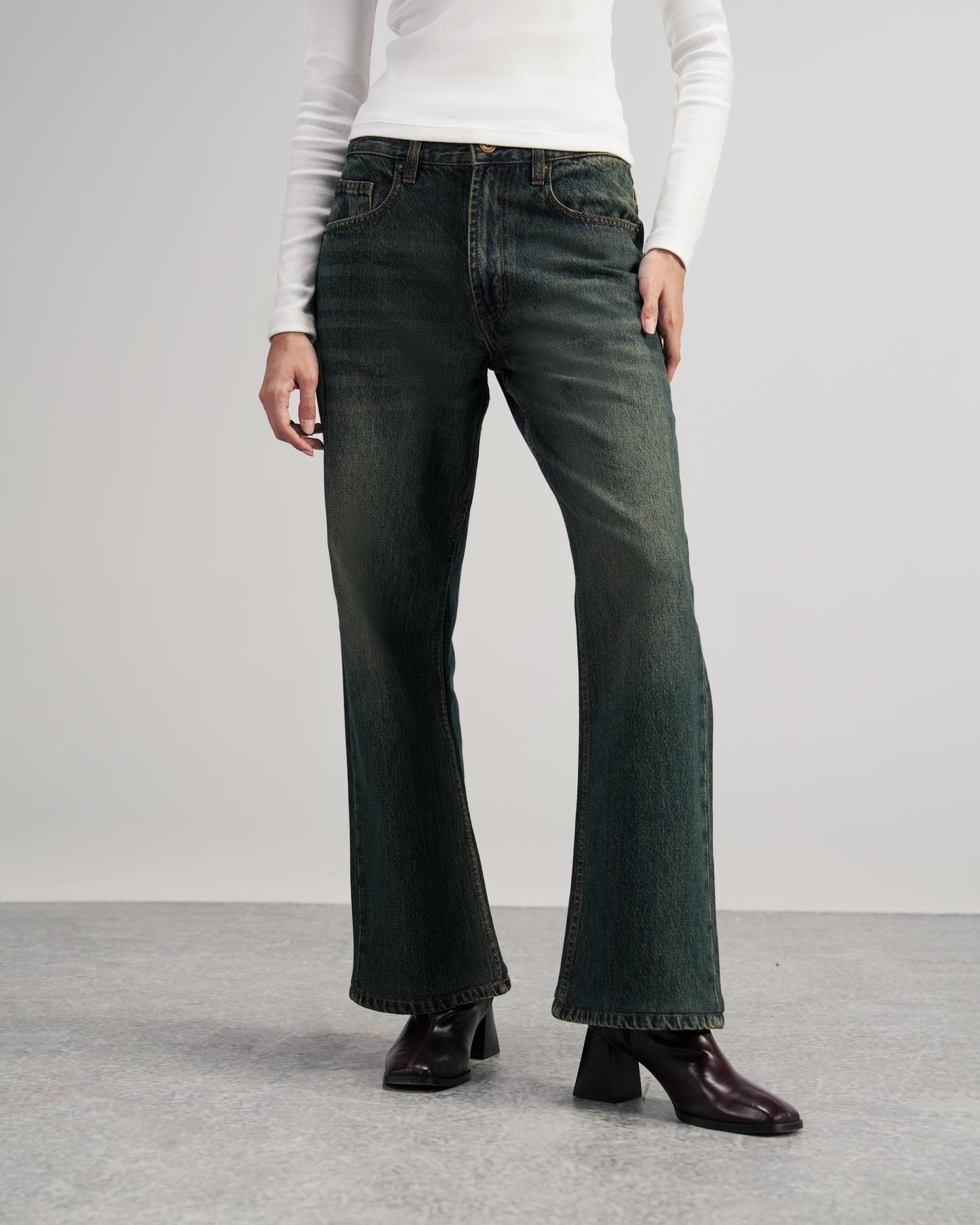 Dirty Moss Bootcut - The Imperfect Edit