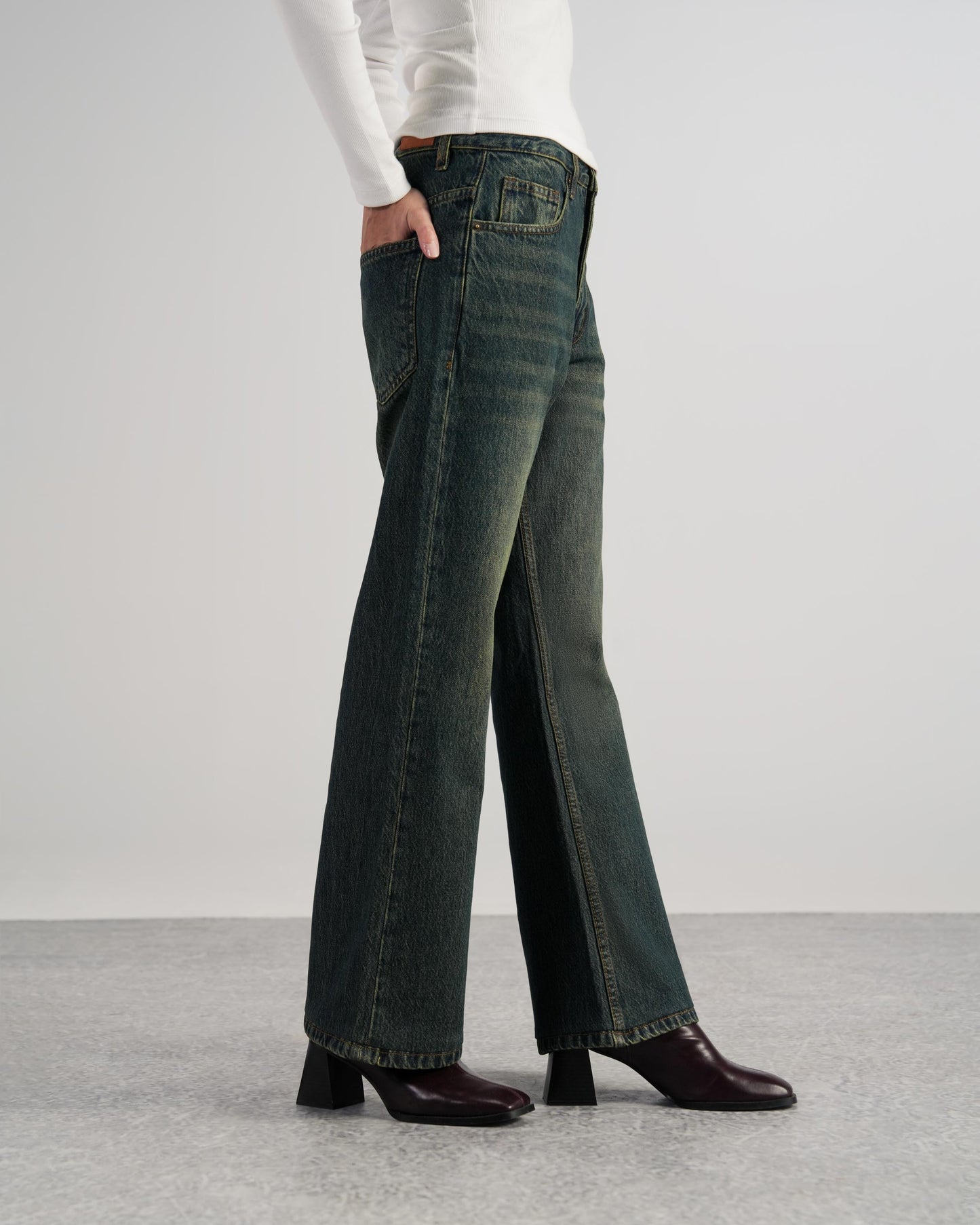 Dirty Moss Bootcut - The Imperfect Edit