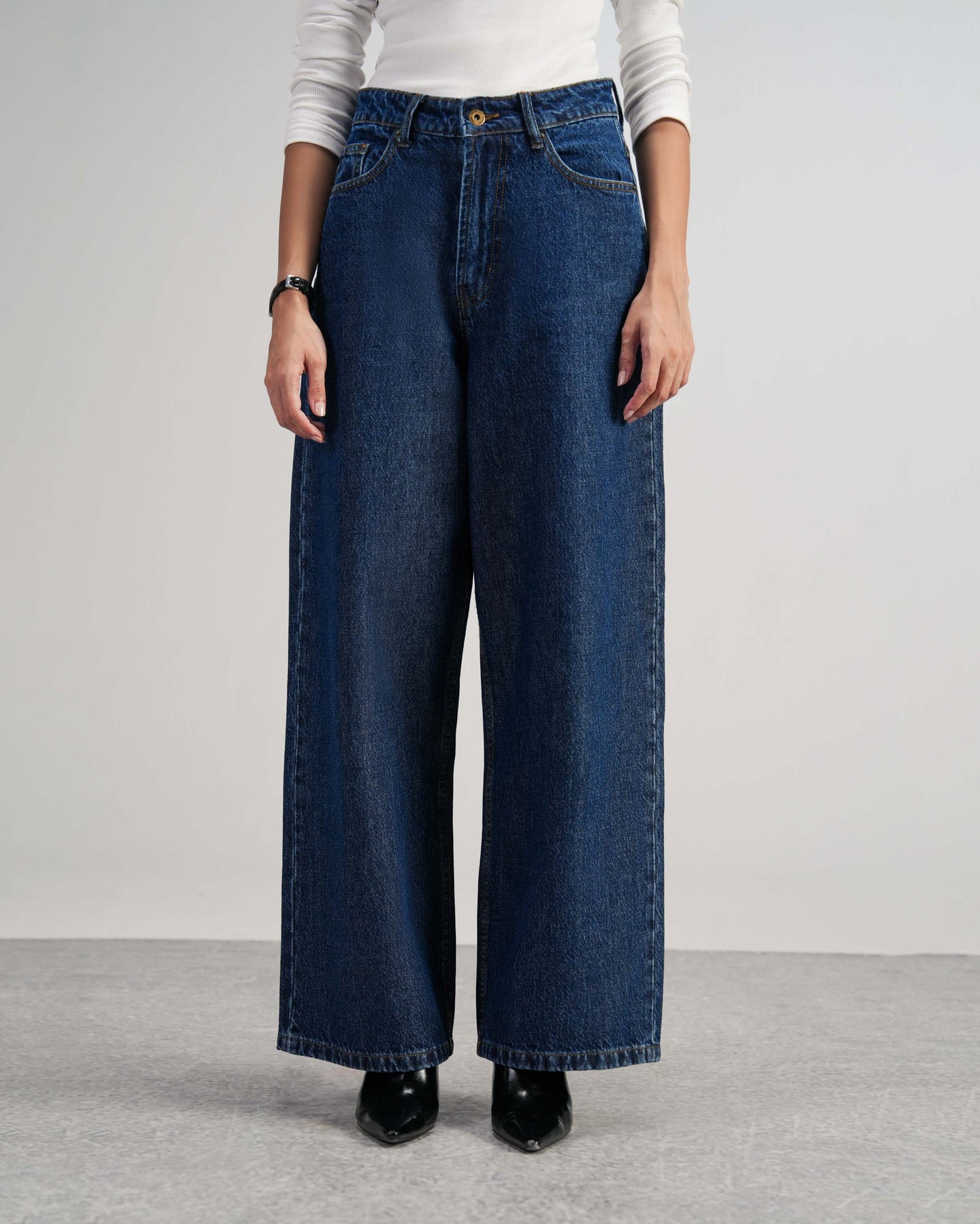 Deep Blue Wide Leg Women - The Imperfect Edit