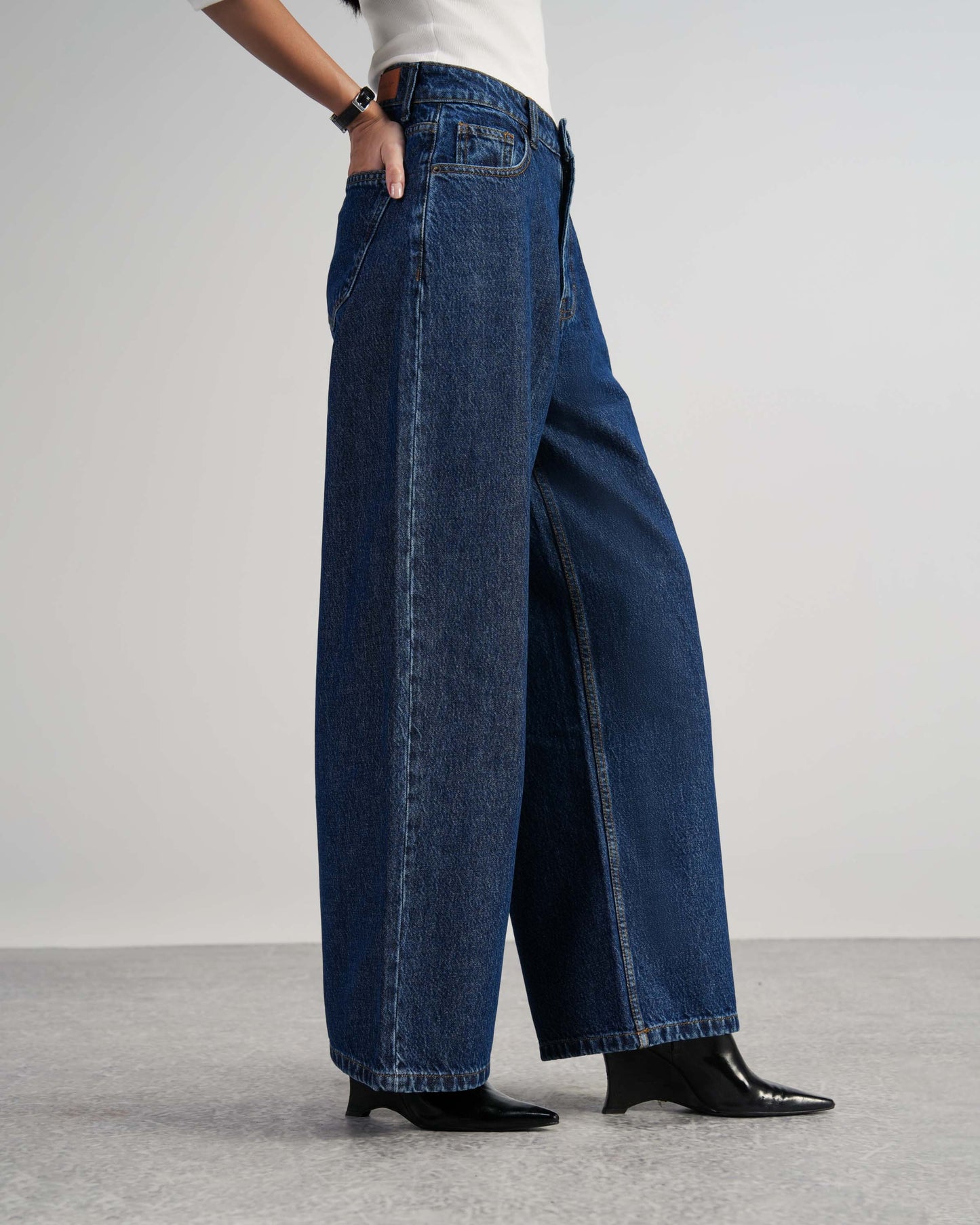 Deep Blue Wide Leg Women - The Imperfect Edit