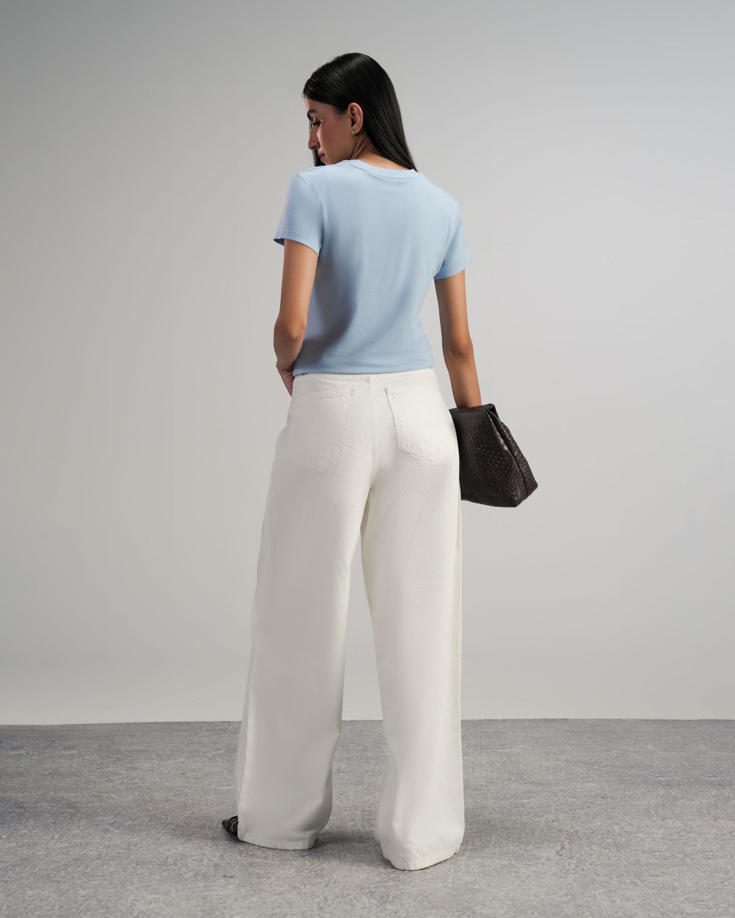 White Wide Leg Women
