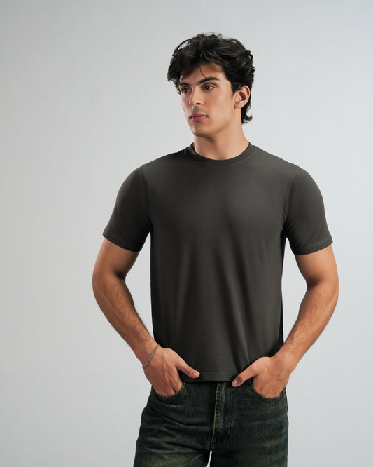 Muted Olive Baby Tee Men