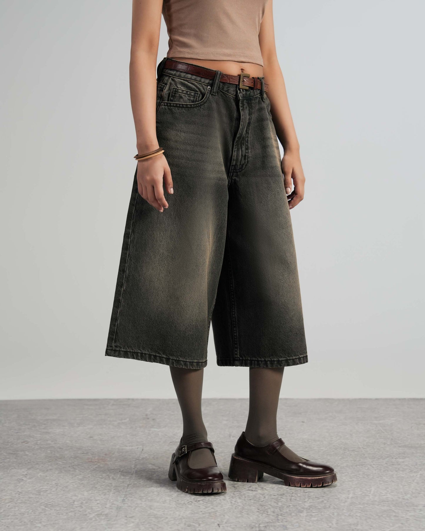 Vintage Black Jorts