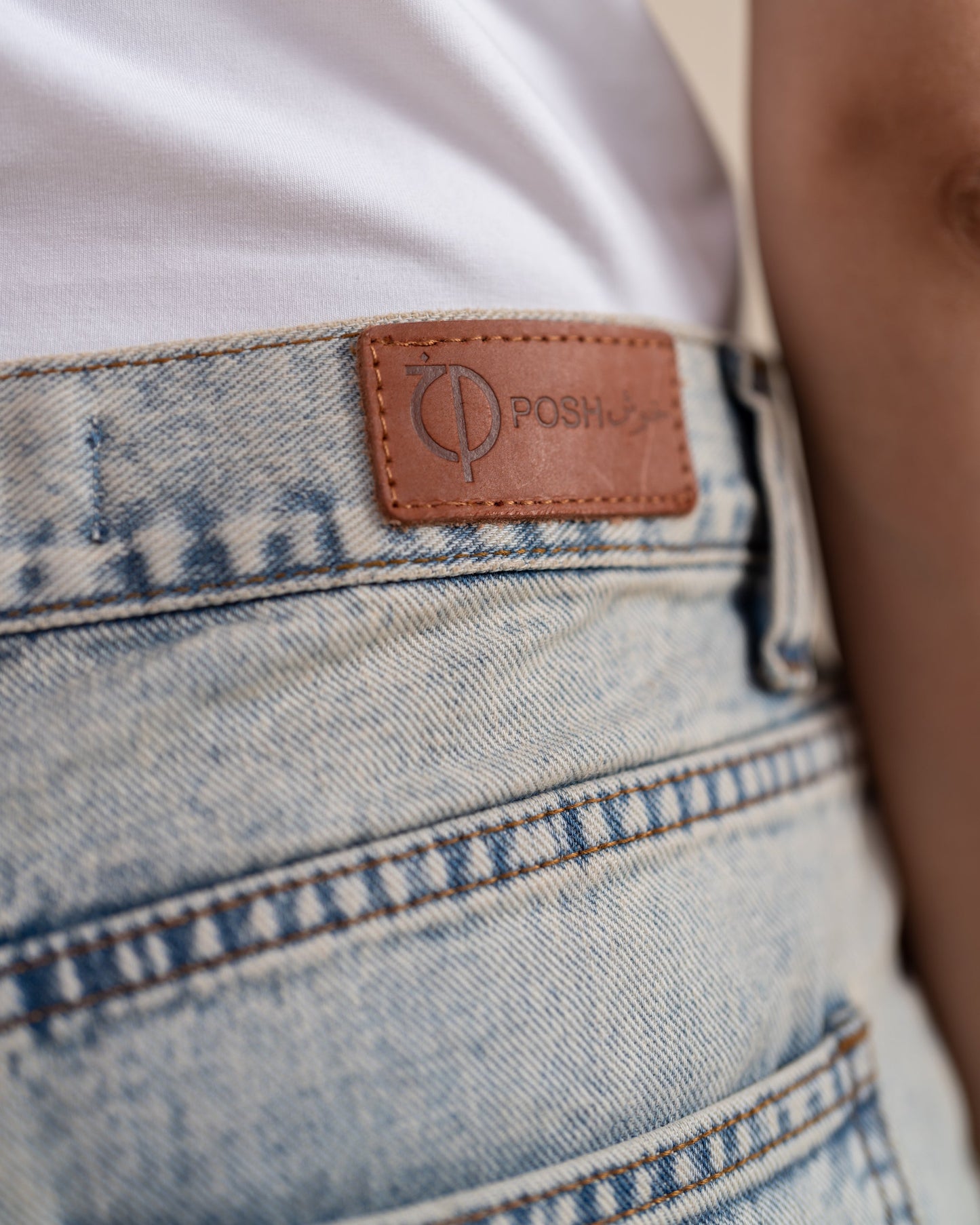 Frosty Blue Straight Leg (Low Rise)