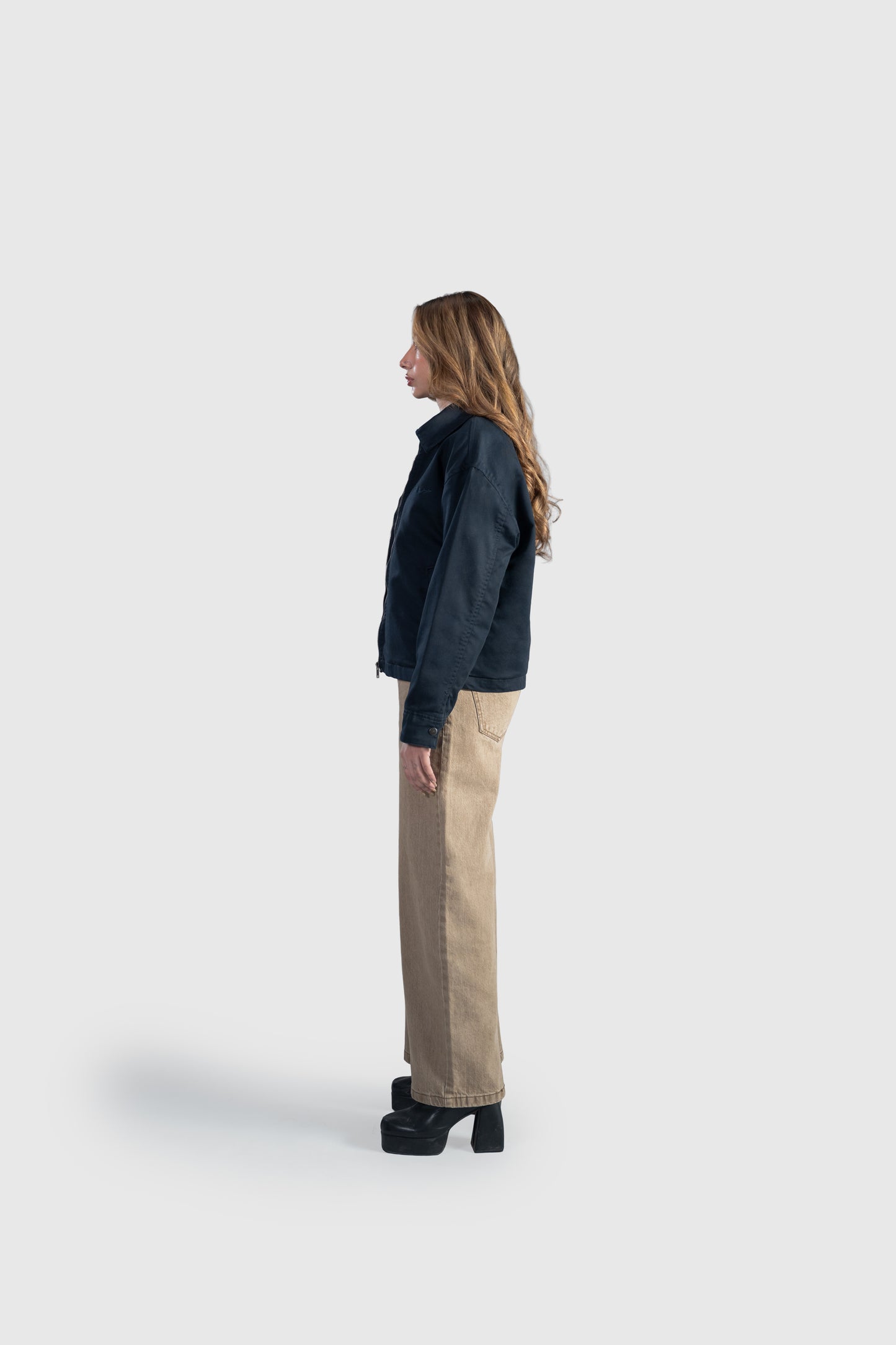 Navy Harrington Jacket