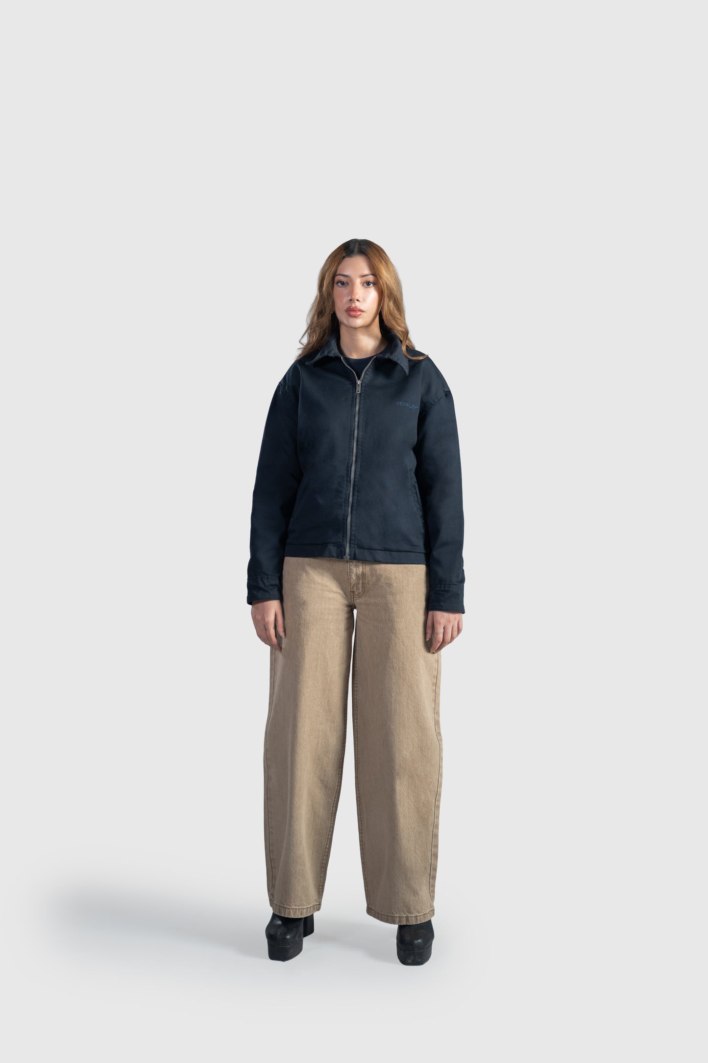 Navy Harrington Jacket