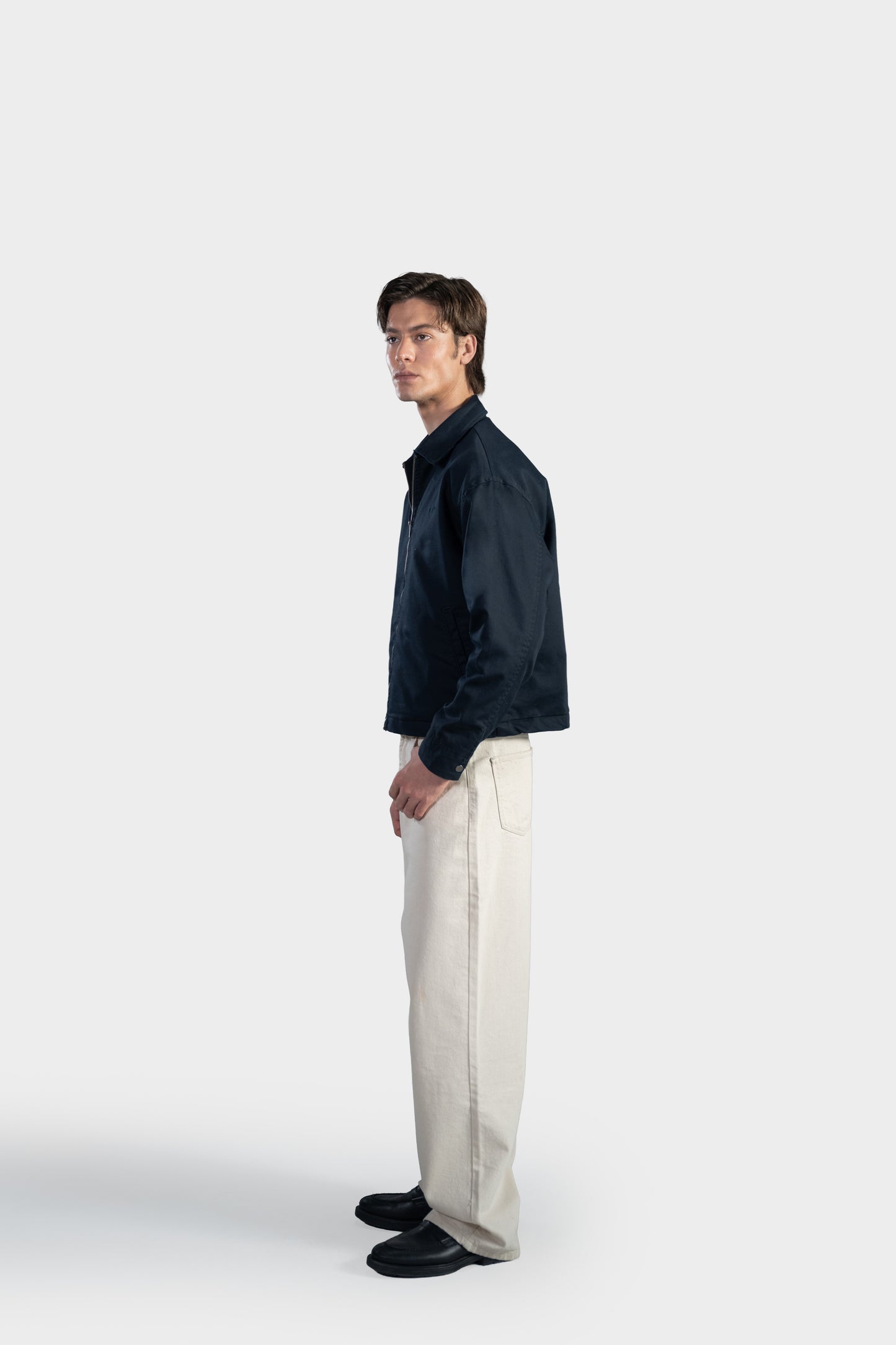 Navy Harrington Jacket