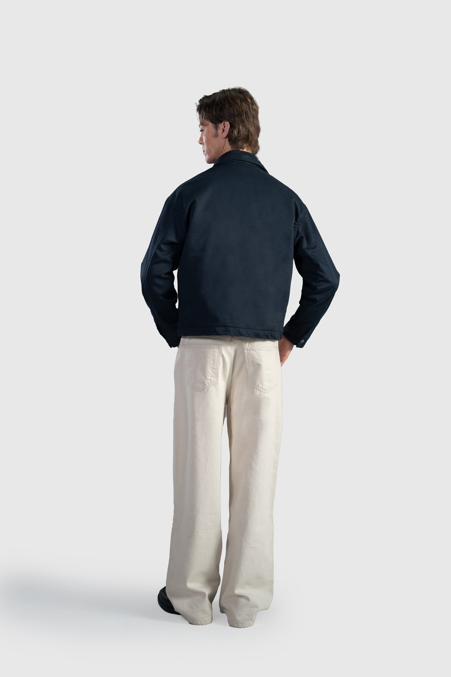 Navy Harrington Jacket