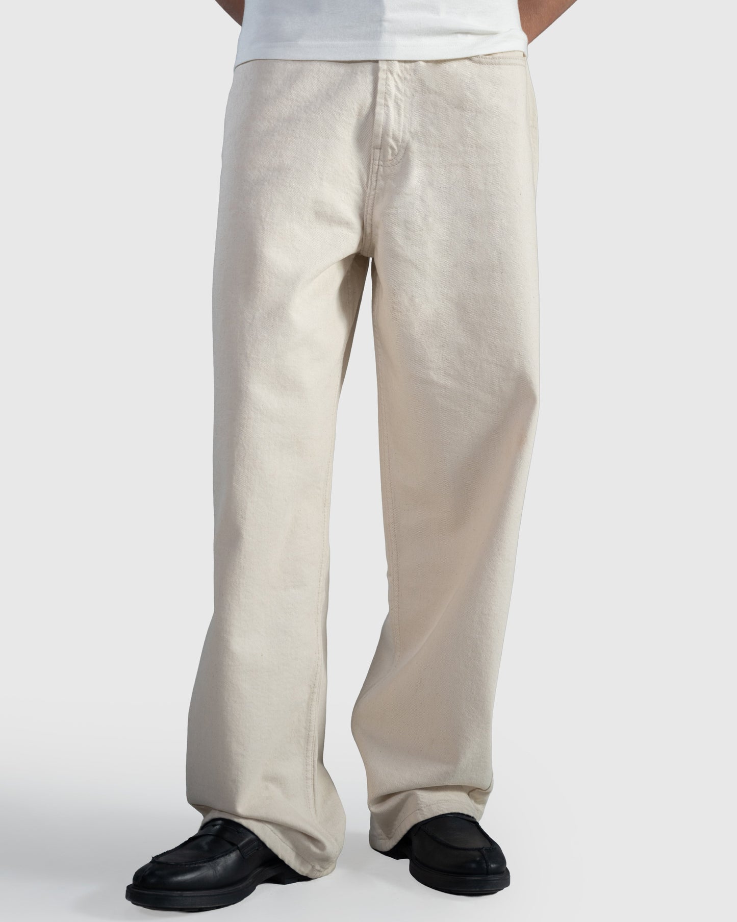 Ecru Wide Leg - The Imperfect Edit