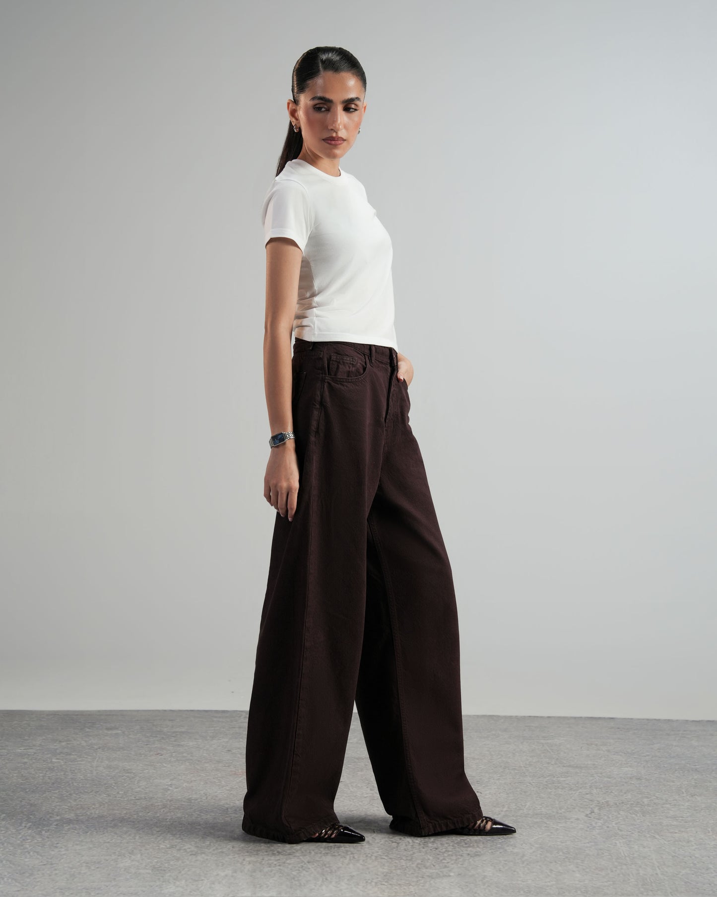 Brown Wide Leg Women