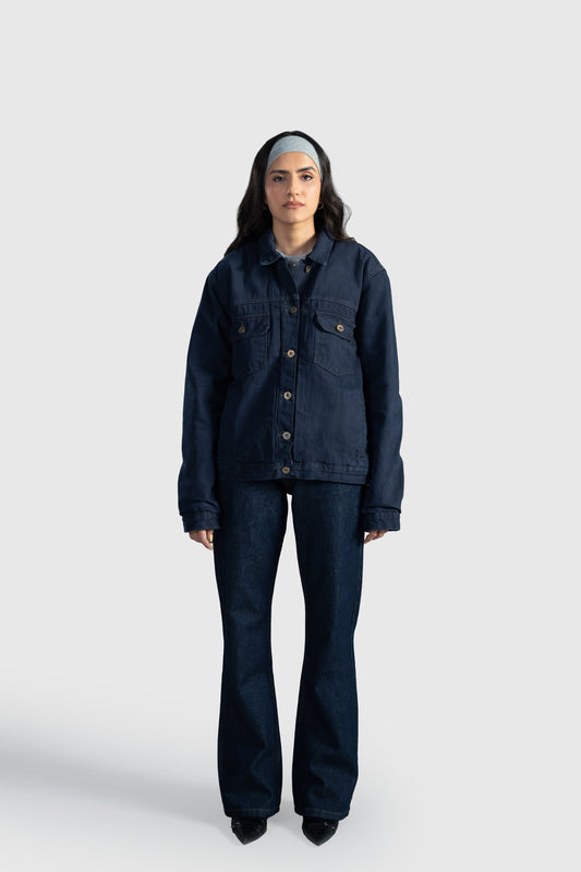 Navy Denim Jacket