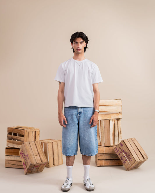 Light Blue Jorts