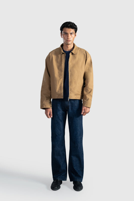 Beige Workwear Jacket