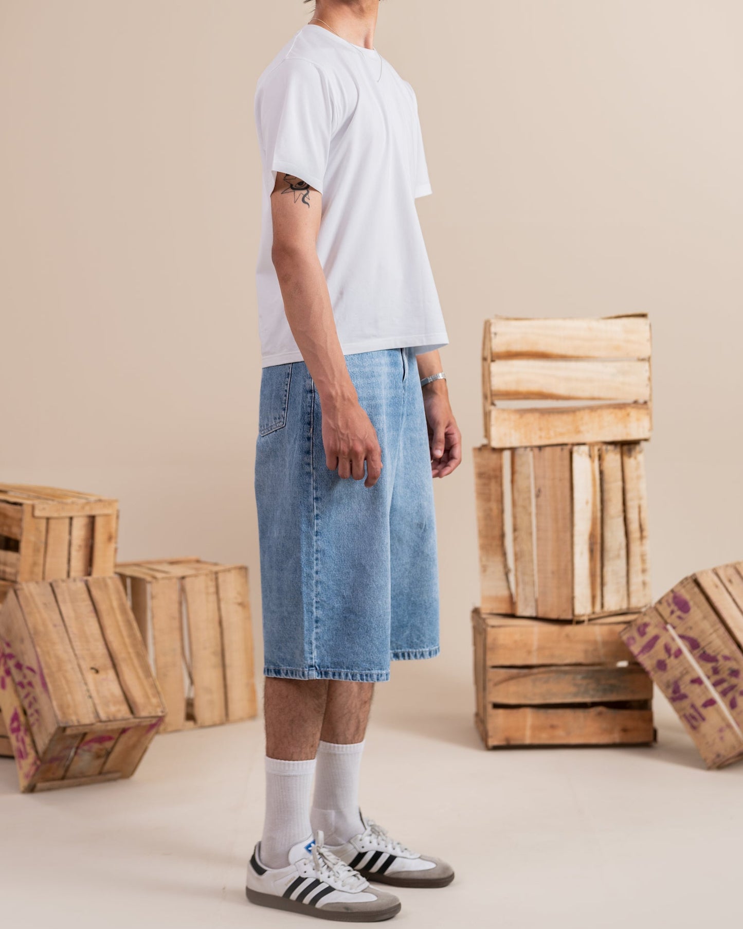 Light Blue Jorts