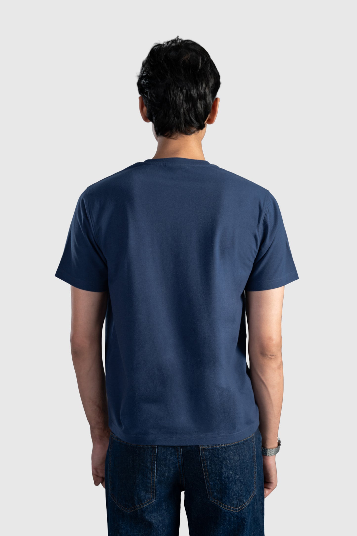 Navy Baby Tee Men